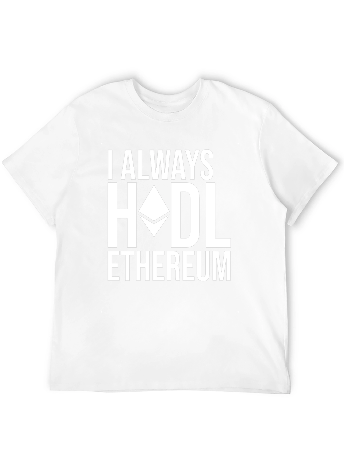I Always HODL Ethereum Black T-Shirt