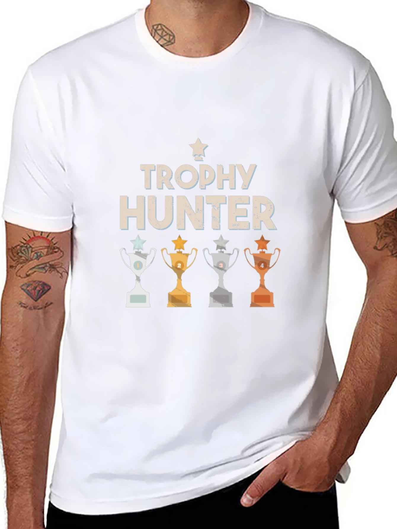Trophy Hunter Graphic Tee - Mens Black T-Shirt