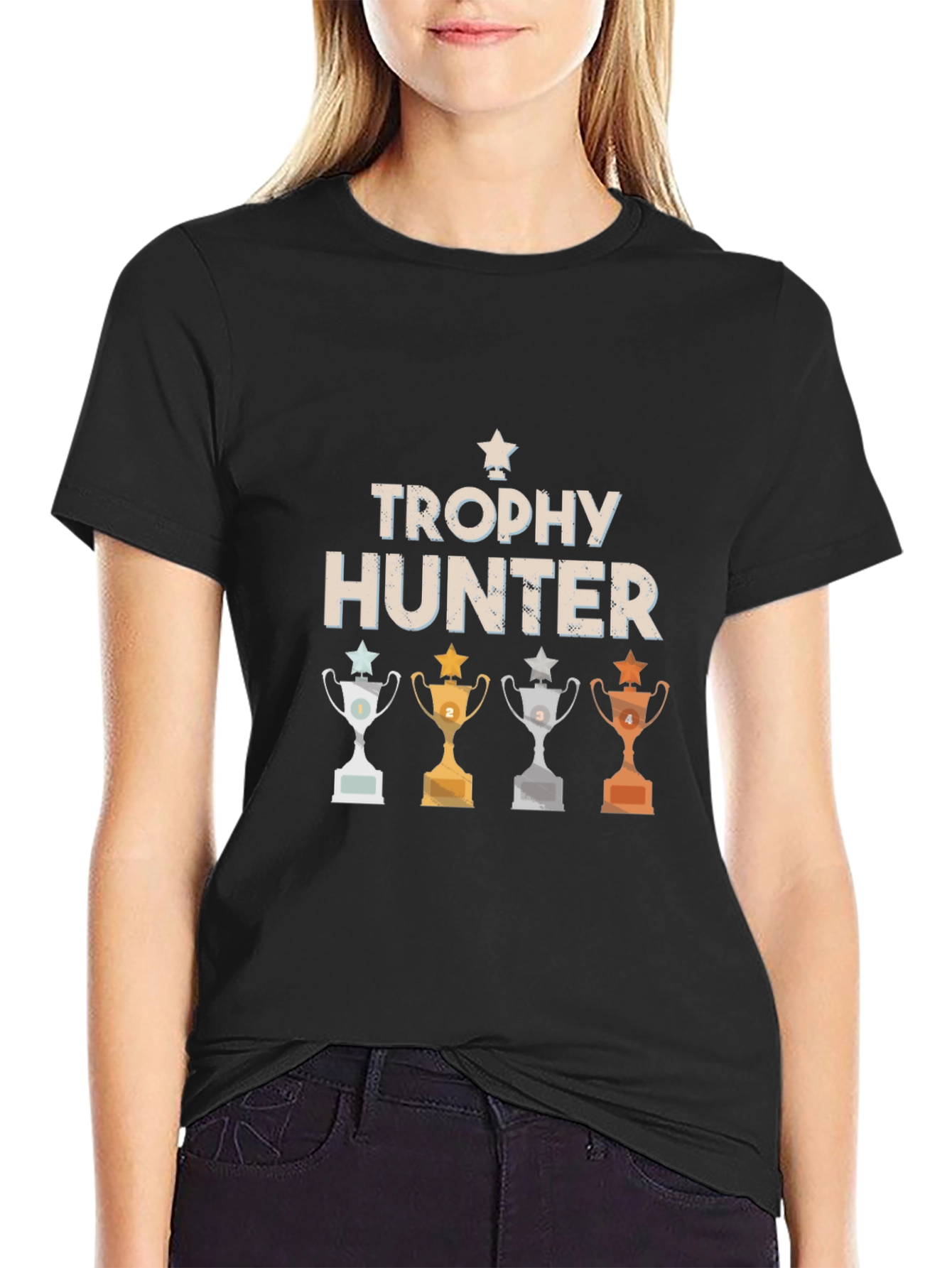 Trophy Hunter Graphic Tee - Mens Black T-Shirt