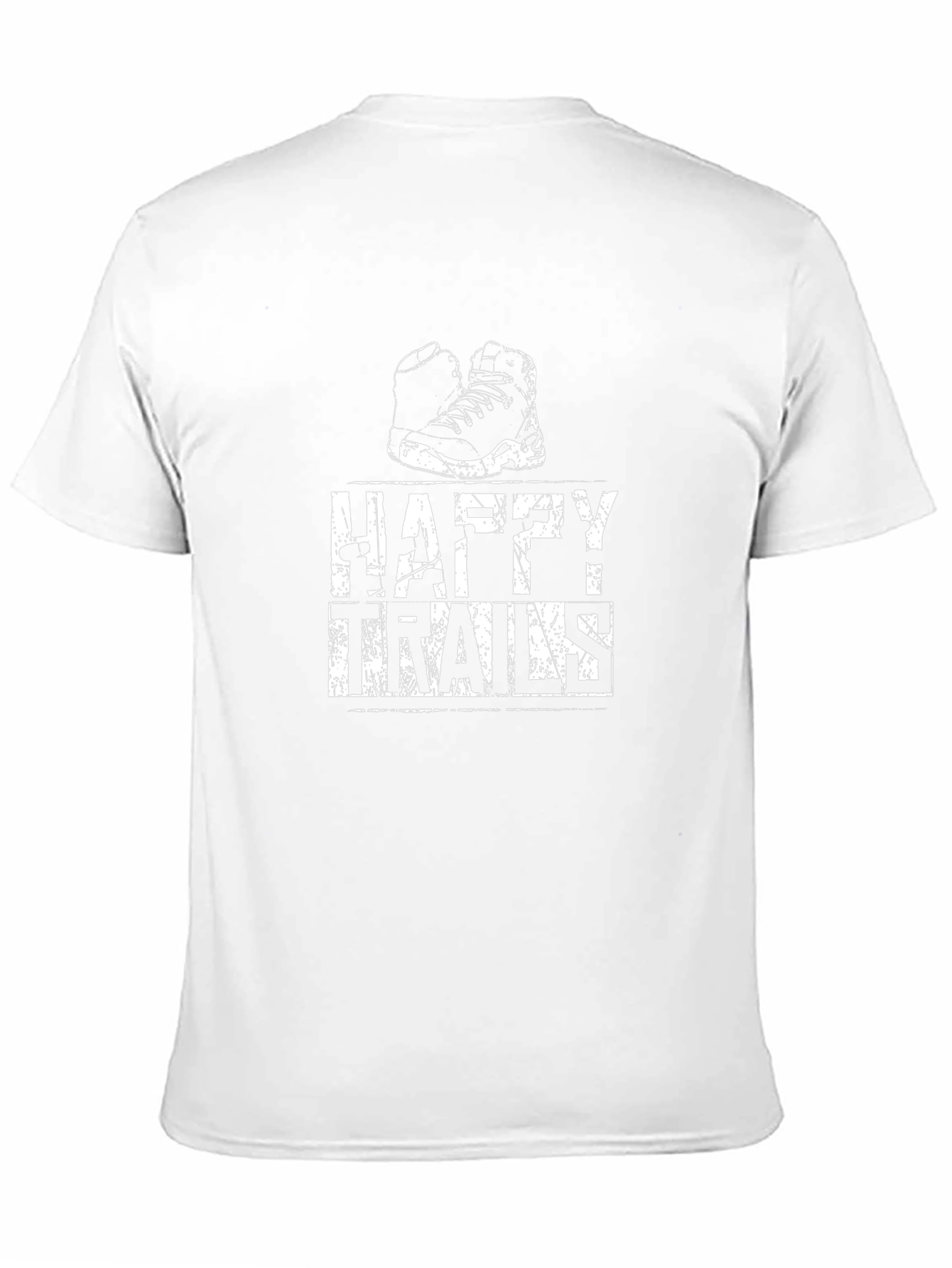 Happy Trails Hiking T-Shirt - Black