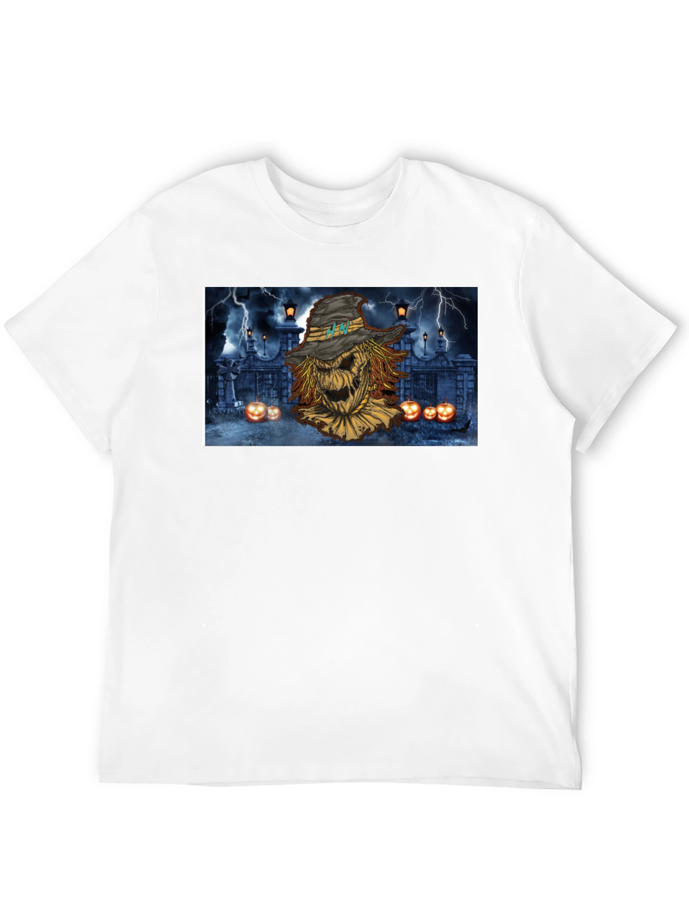 Spooky Scarecrow Halloween T-Shirt