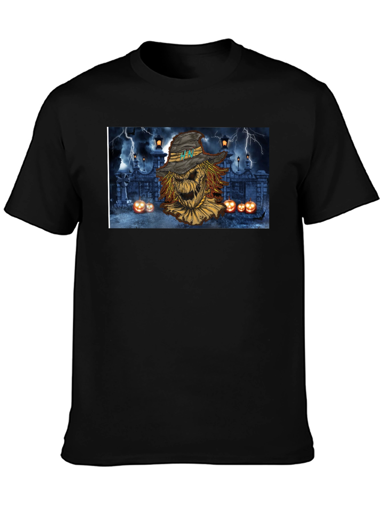 Spooky Scarecrow Halloween T-Shirt