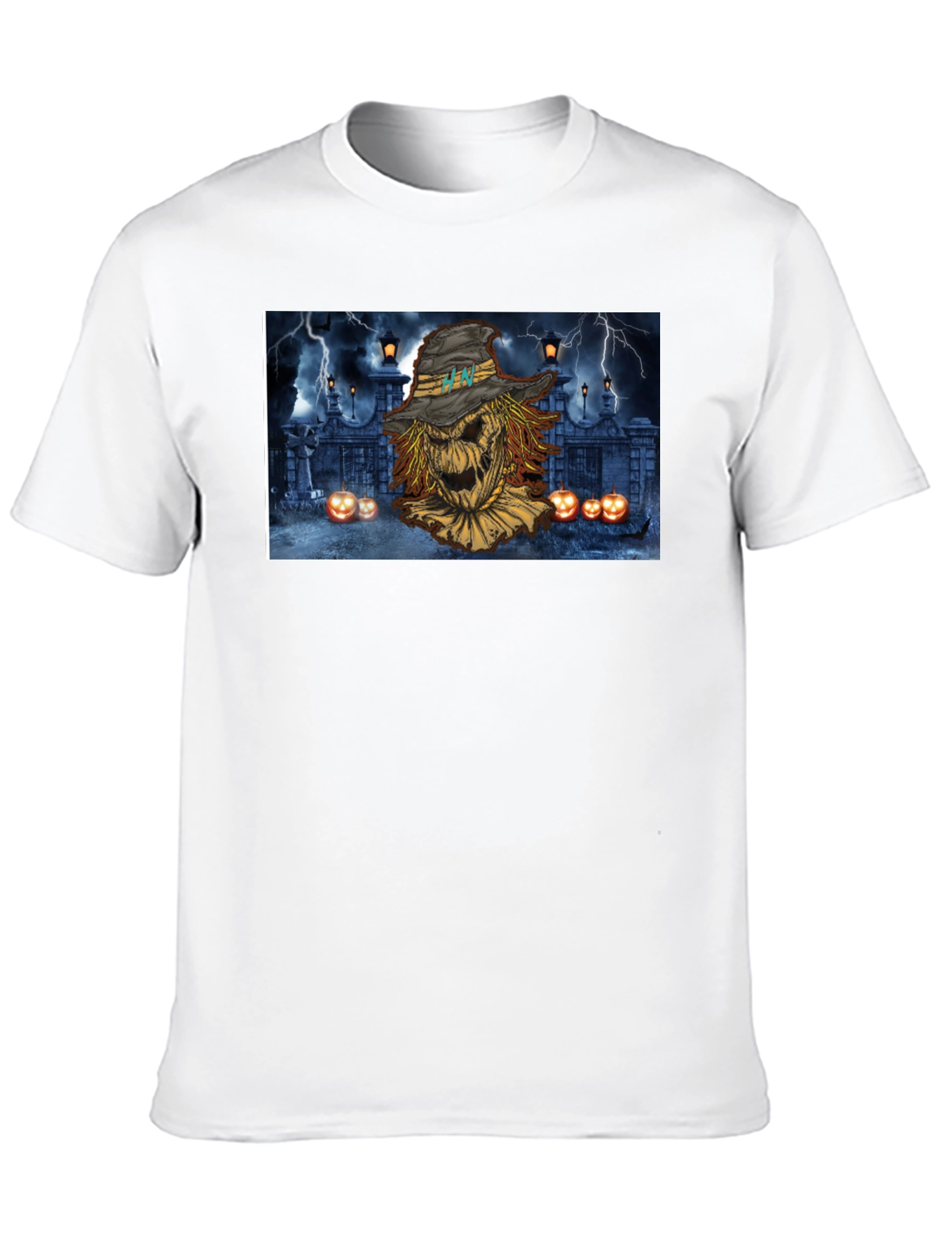 Spooky Scarecrow Halloween T-Shirt