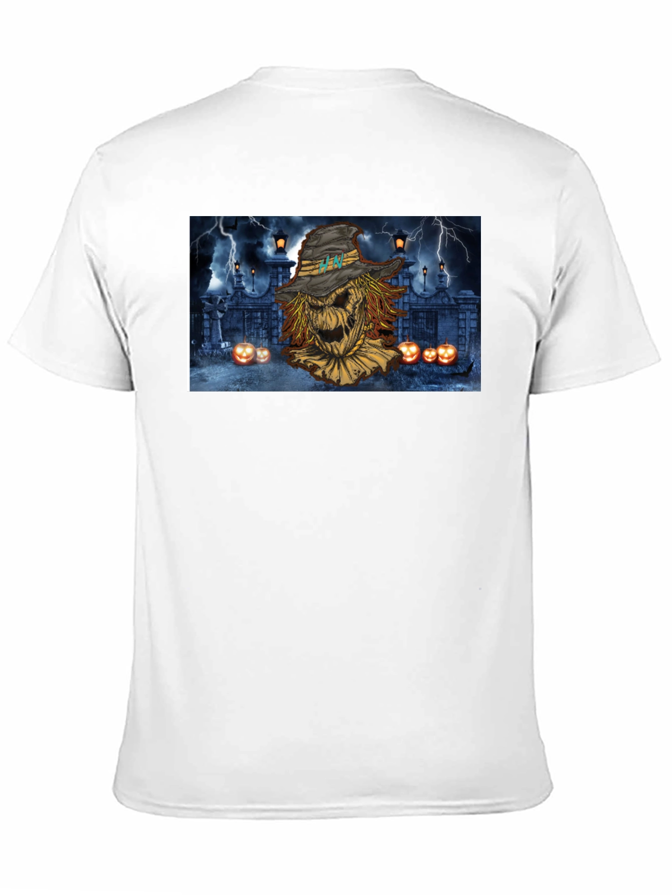 Spooky Scarecrow Halloween T-Shirt