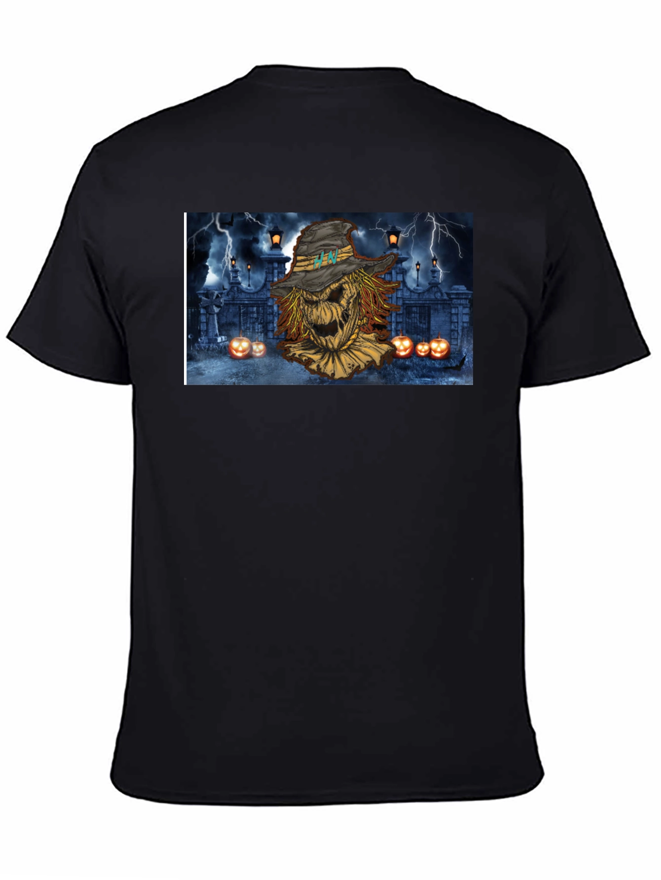 Spooky Scarecrow Halloween T-Shirt