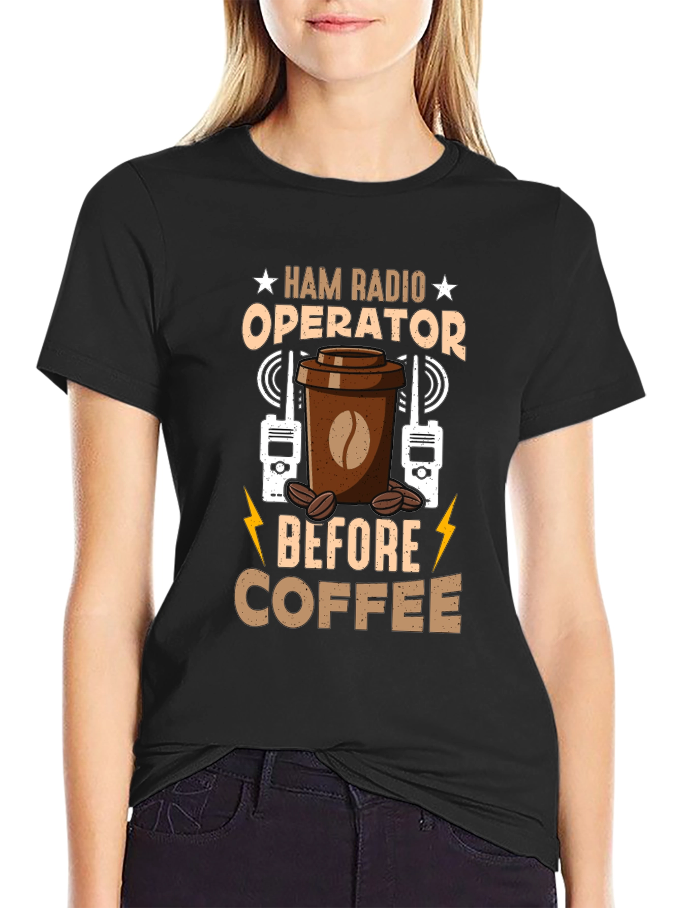Ham Radio Operator Coffee T-Shirt