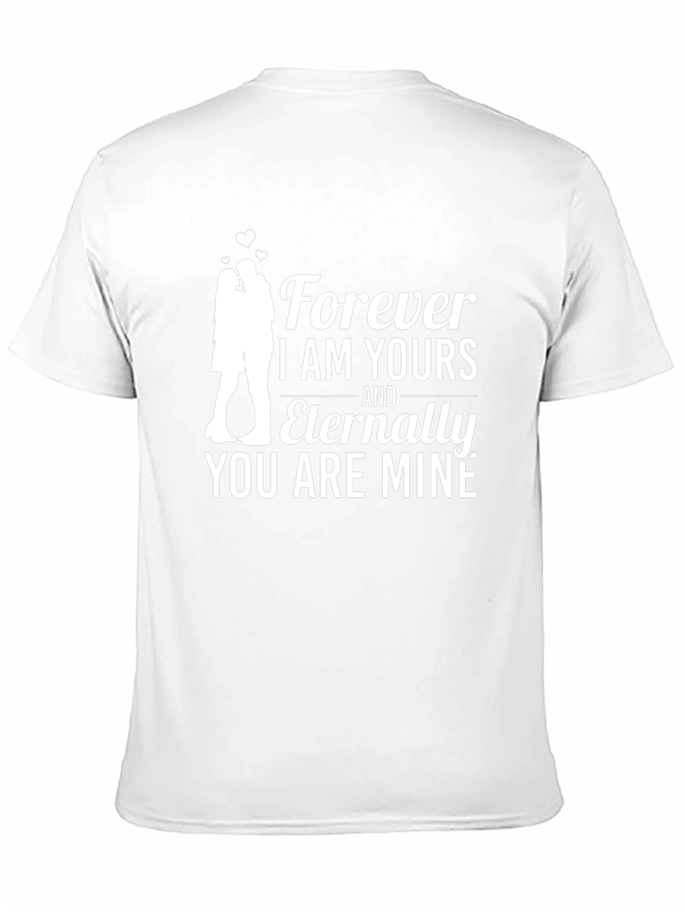 Forever Yours Graphic T-Shirt - Romantic Couple Design