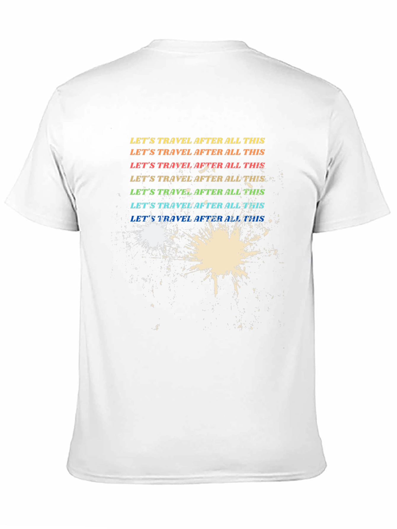 Lets Travel T-Shirt After All This Black