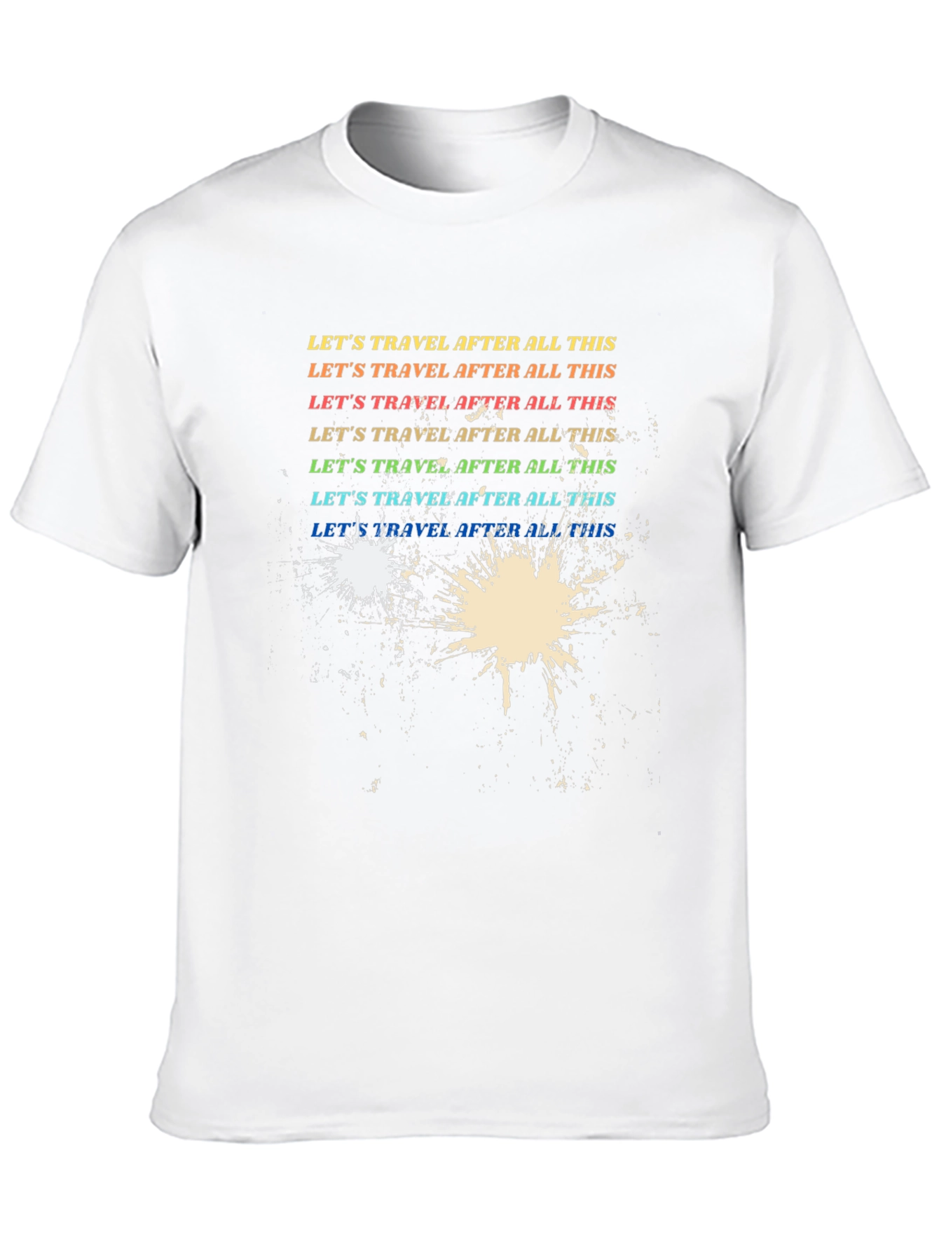 Lets Travel T-Shirt After All This Black