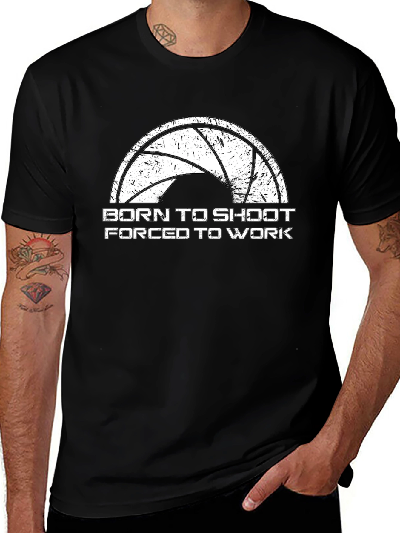Born To Shoot Photographer Graphic Tee
