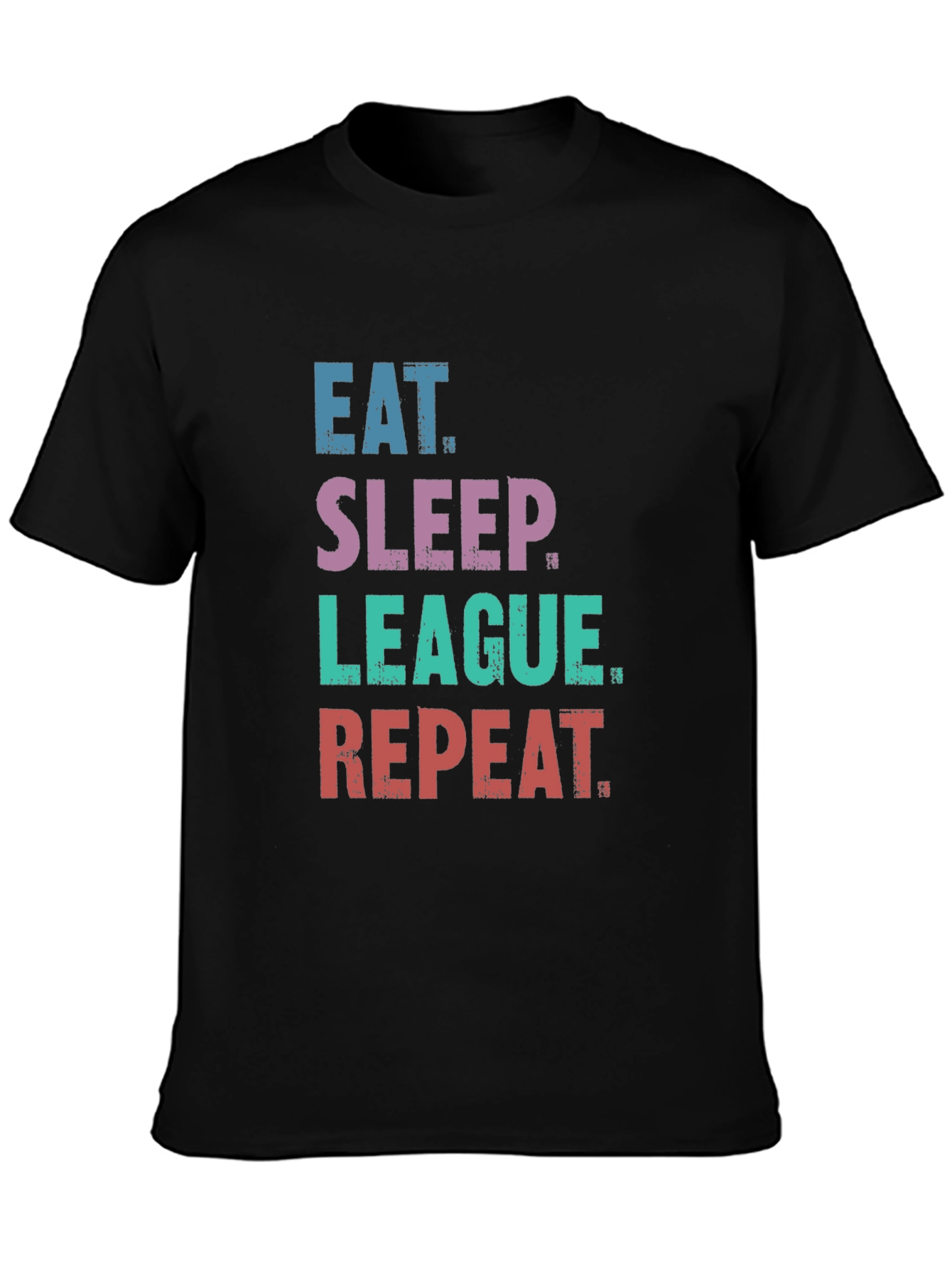 Eat Sleep League Repeat T-Shirt