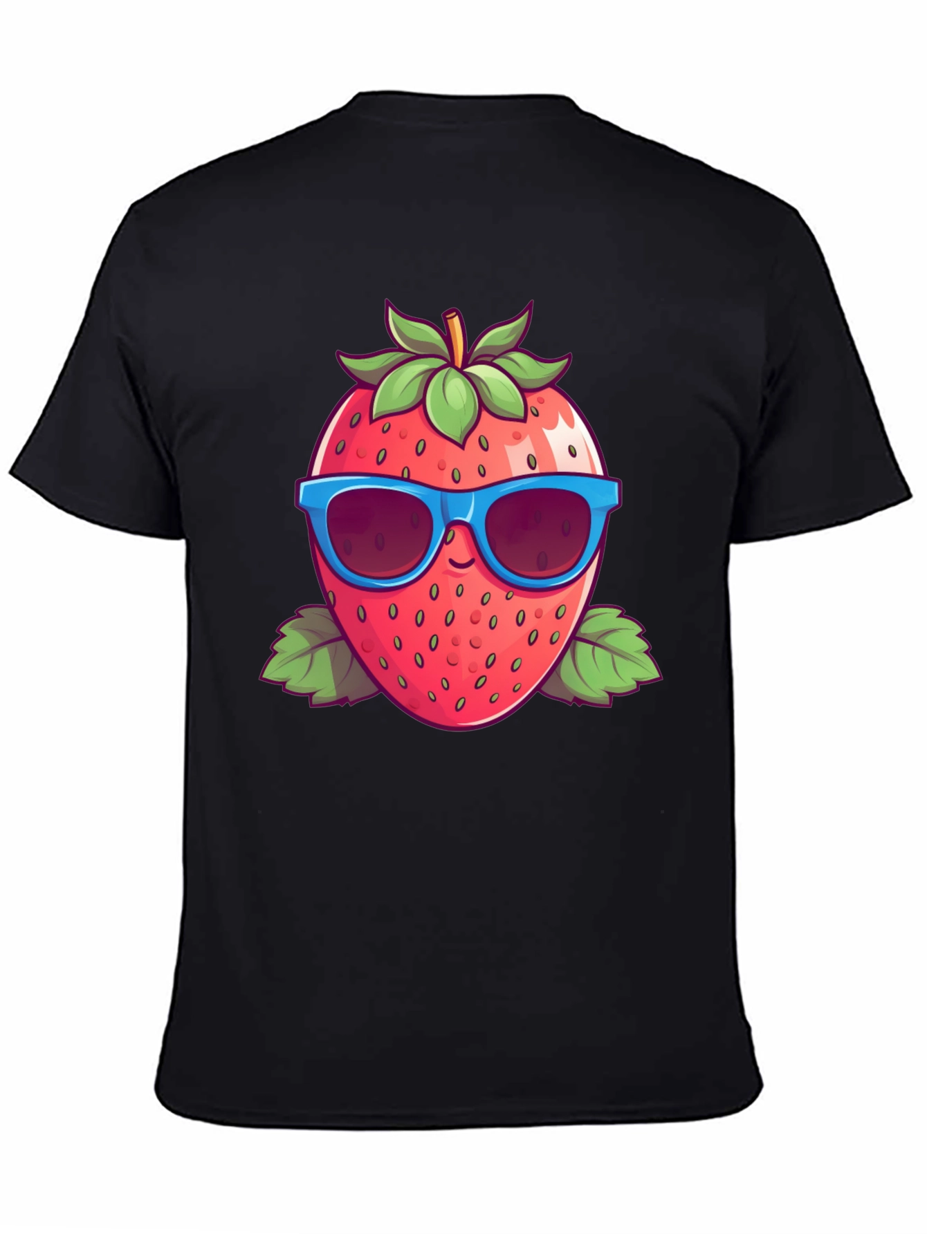 Cool Strawberry Graphic Tee - Summer Fun!