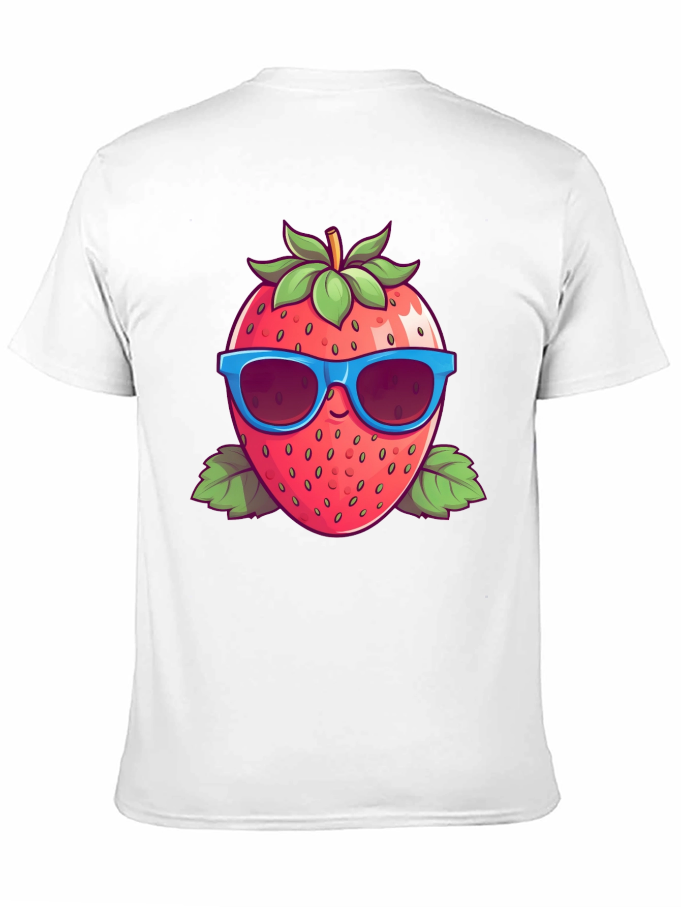 Cool Strawberry Graphic Tee - Summer Fun!