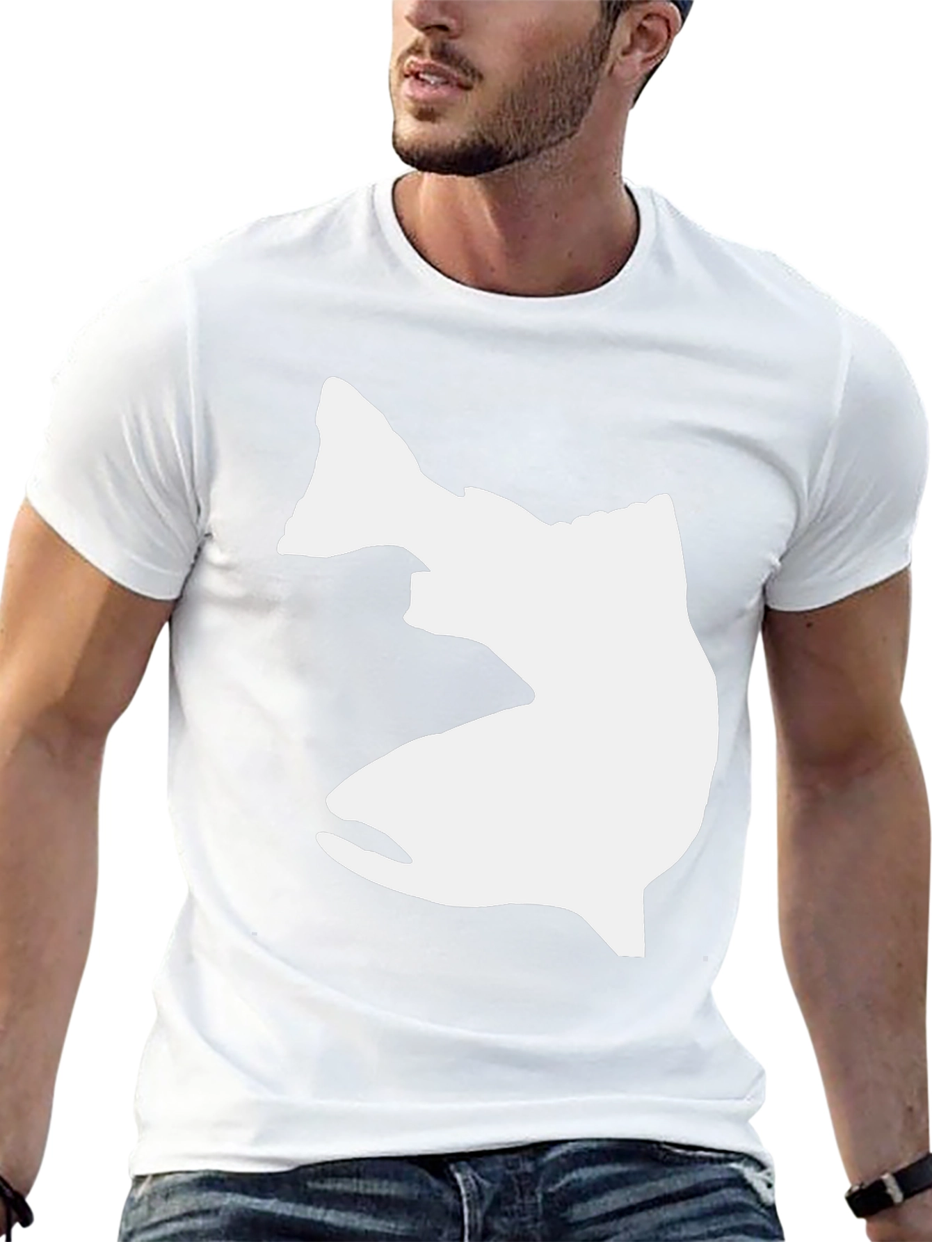 Black Fish Graphic T-Shirt - Casual Cotton Tee