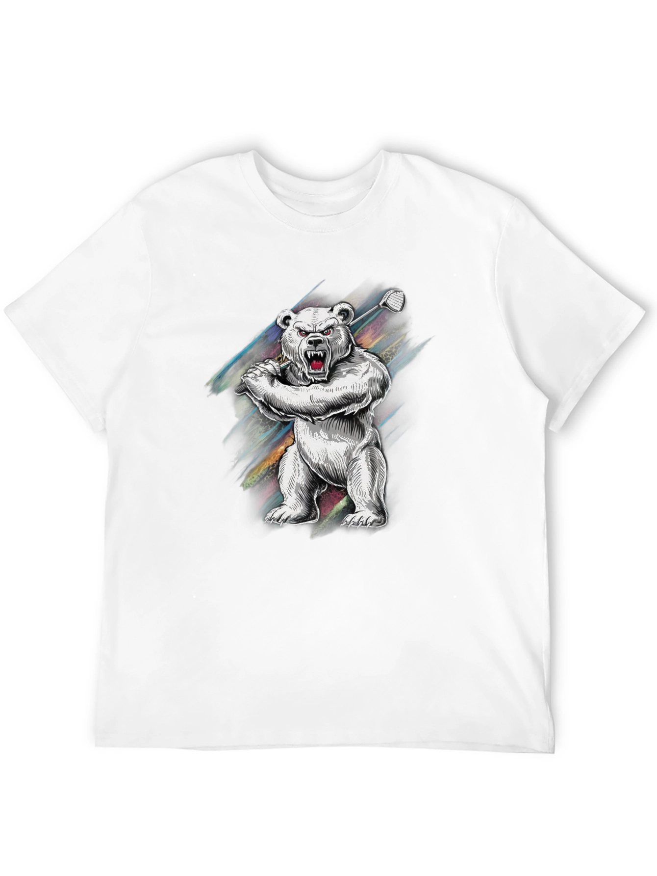 Golf Bear Graphic Tee - Cool & Unique Design