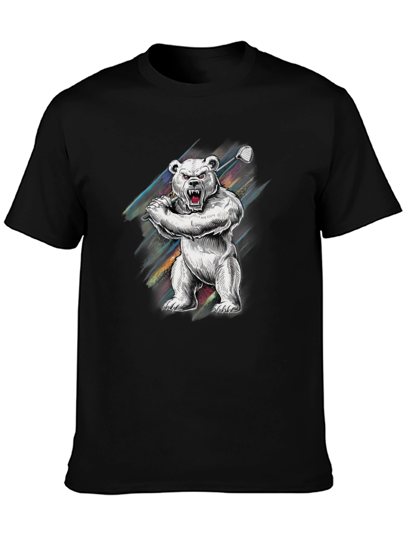Golf Bear Graphic Tee - Cool & Unique Design