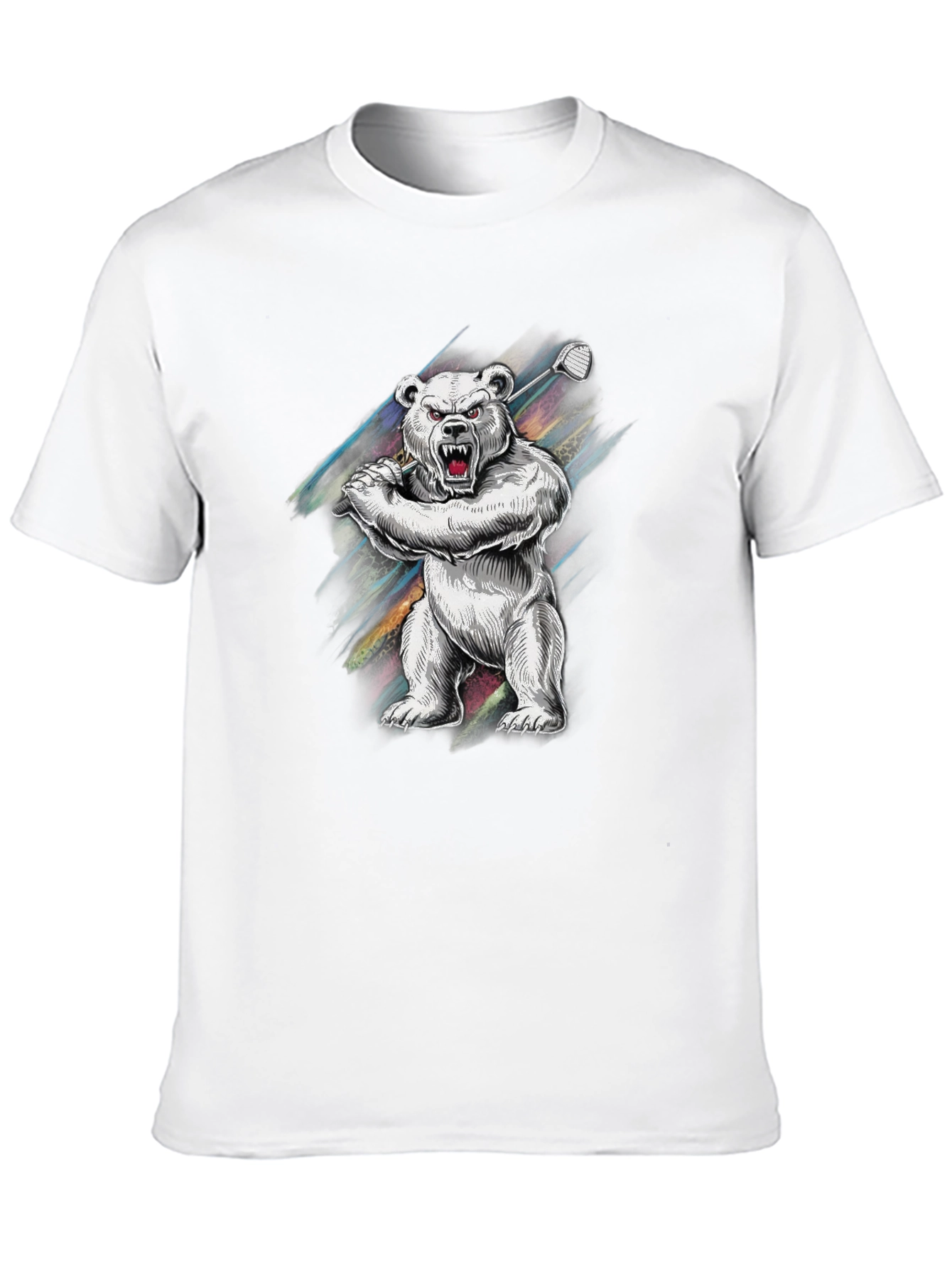 Golf Bear Graphic Tee - Cool & Unique Design