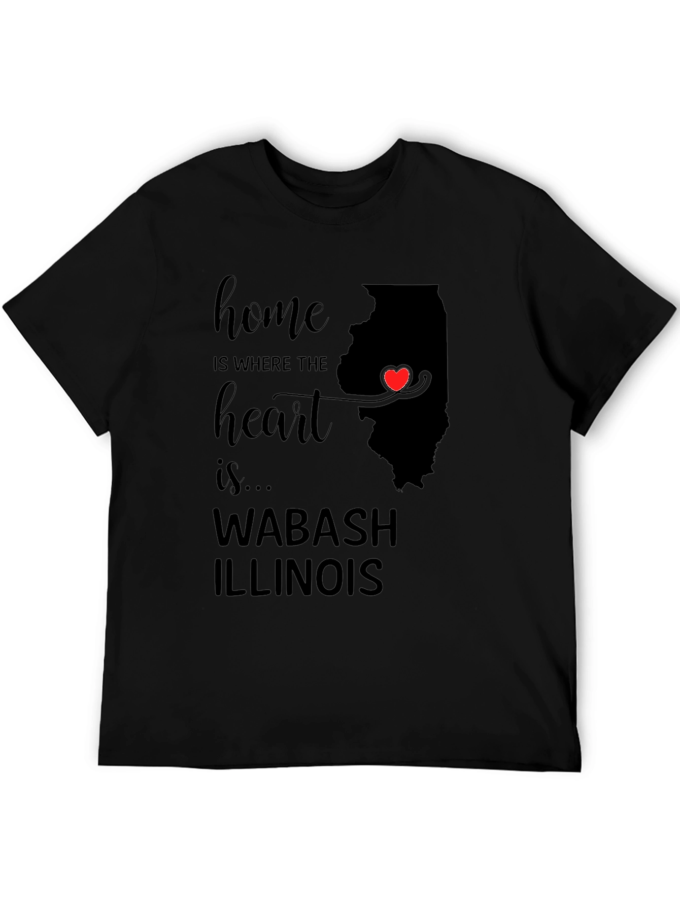Home is Where the Heart is Illinois T-Shirt