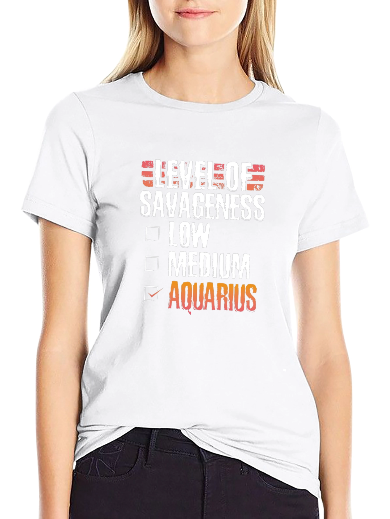 Aquarius Level of Savageness T-Shirt