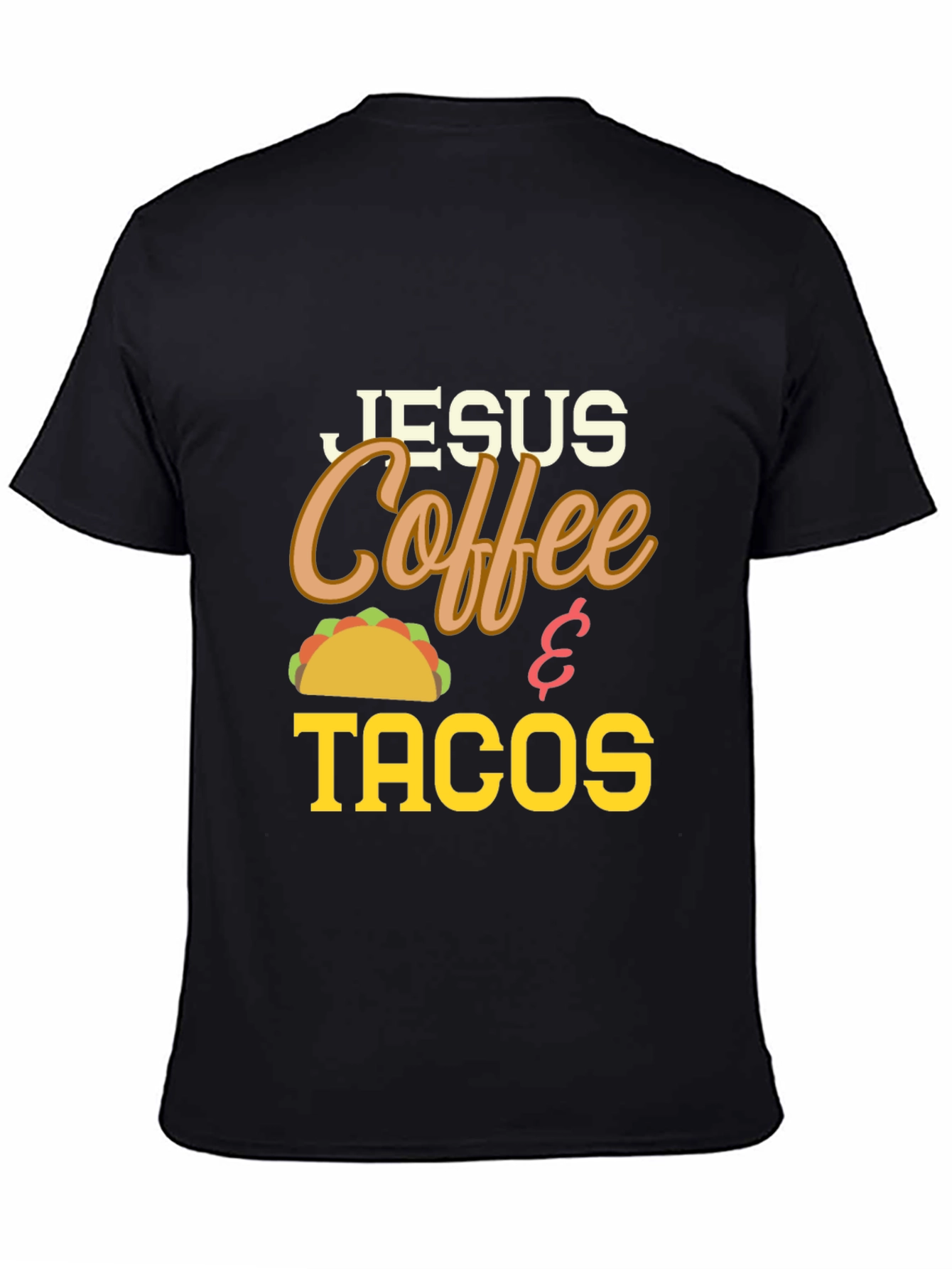 Jesus Coffee and Tacos Graphic Tee
