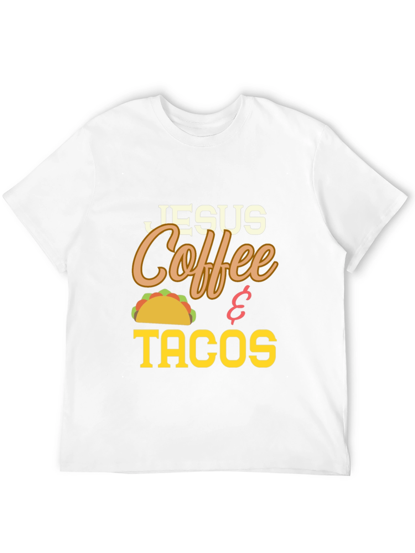 Jesus Coffee and Tacos Graphic Tee