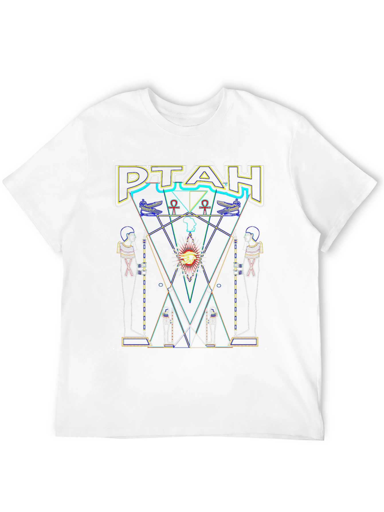 PTAH Graphic T-Shirt - Egyptian Design