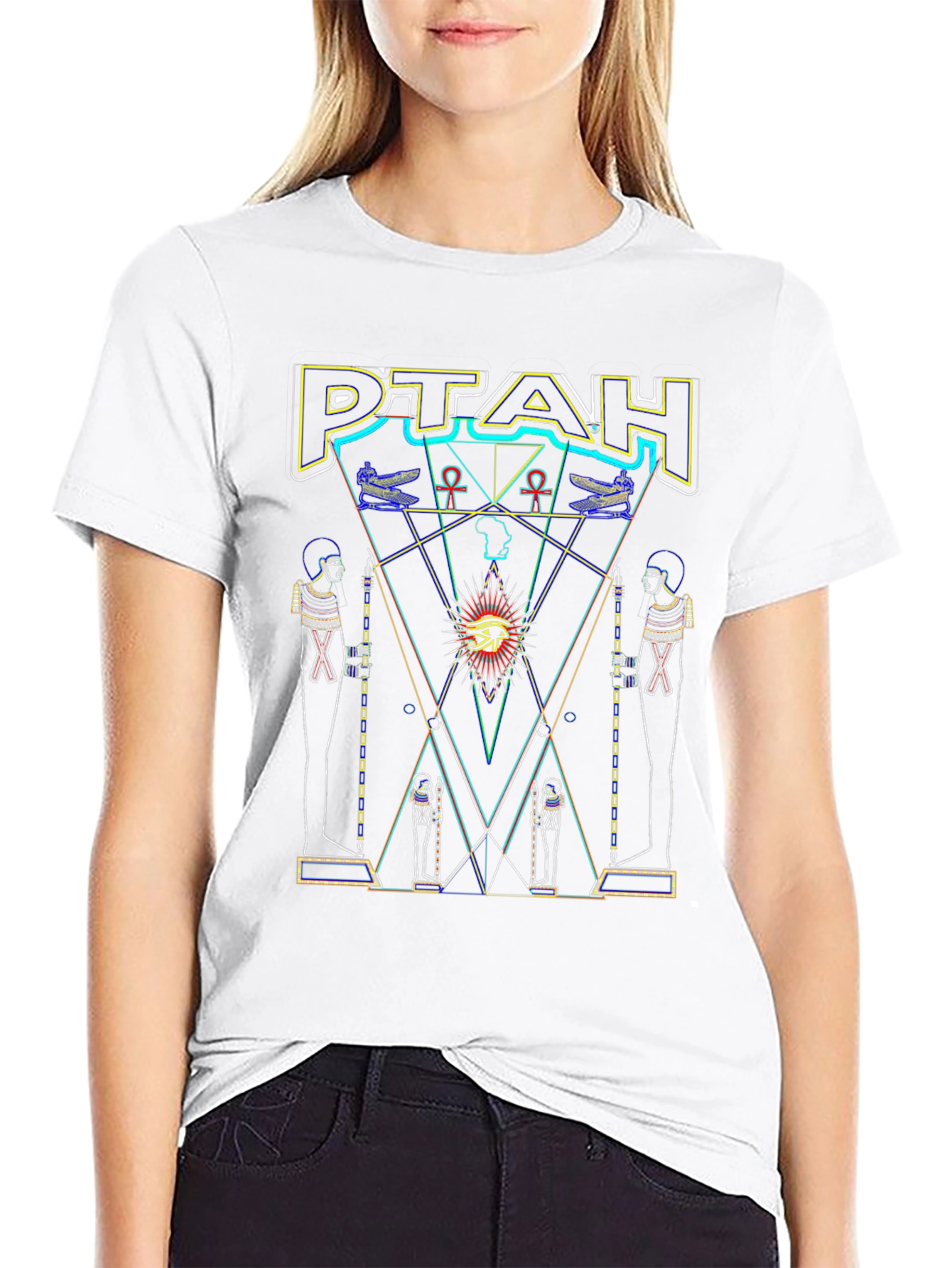 PTAH Graphic T-Shirt - Egyptian Design
