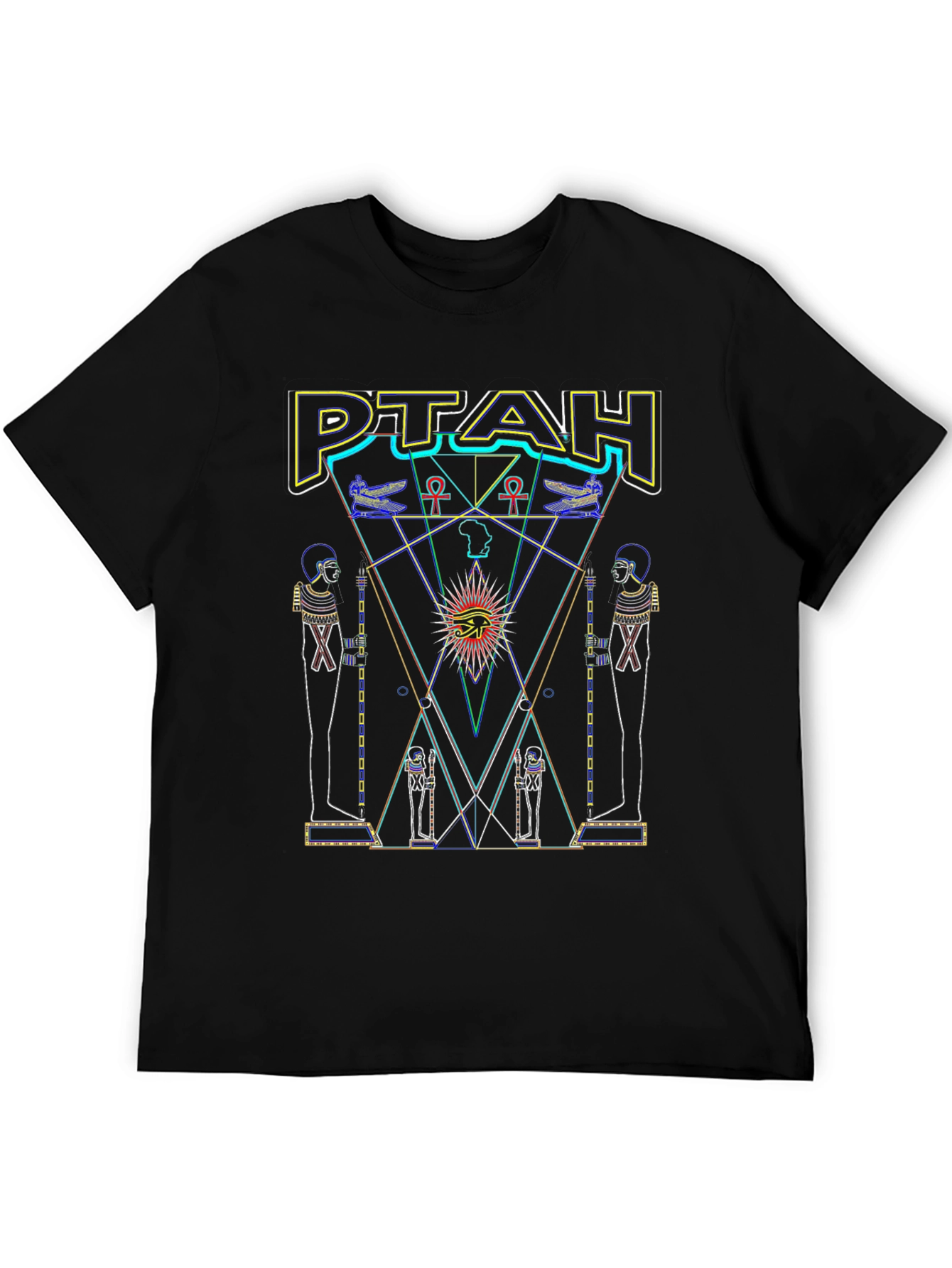 PTAH Graphic T-Shirt - Egyptian Design