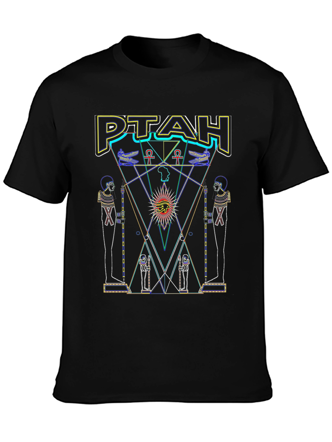 PTAH Graphic T-Shirt - Egyptian Design