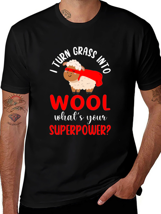 I Turn Grass Into Wool T-Shirt