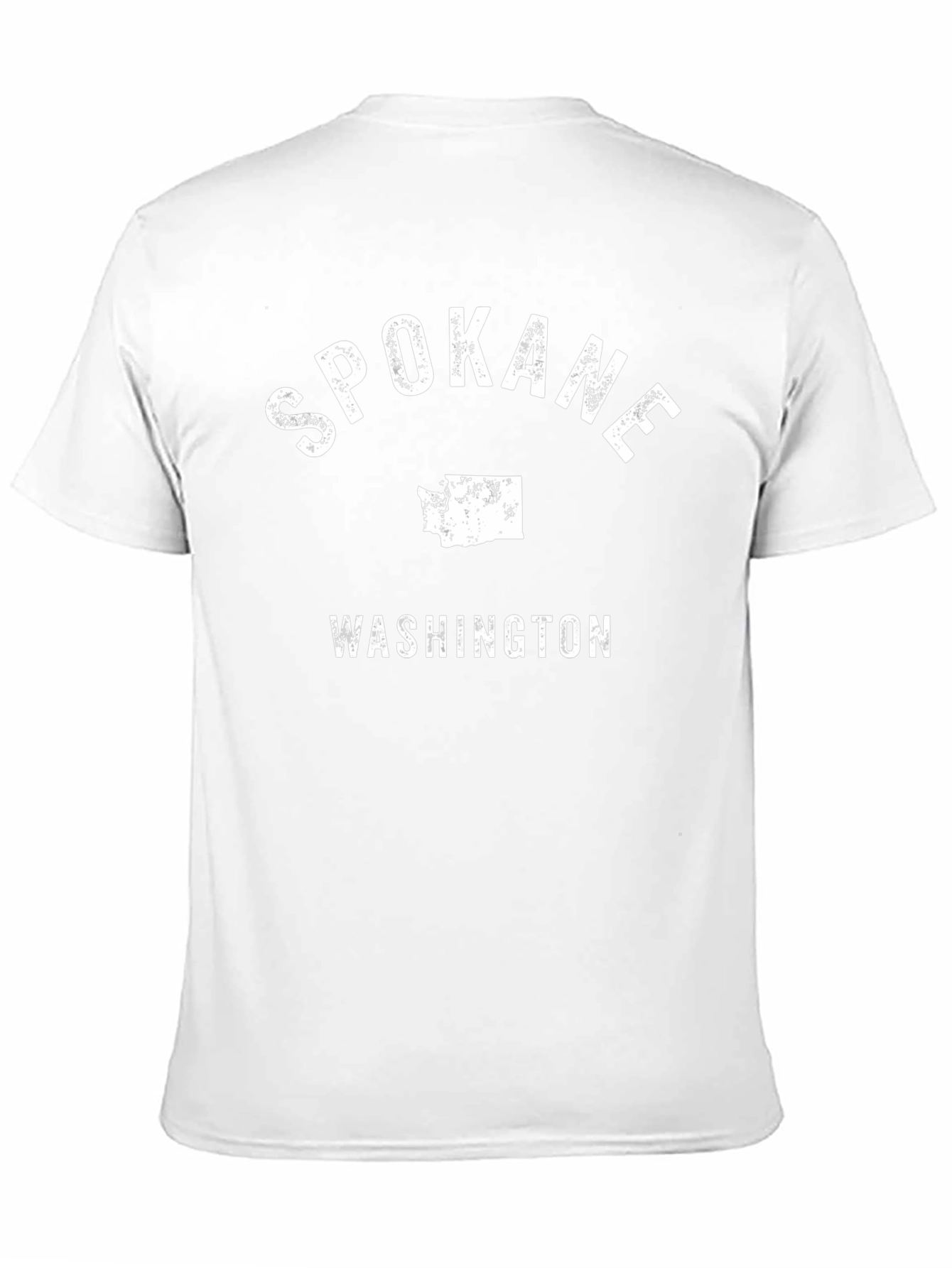 Spokane Washington Black Graphic T-Shirt