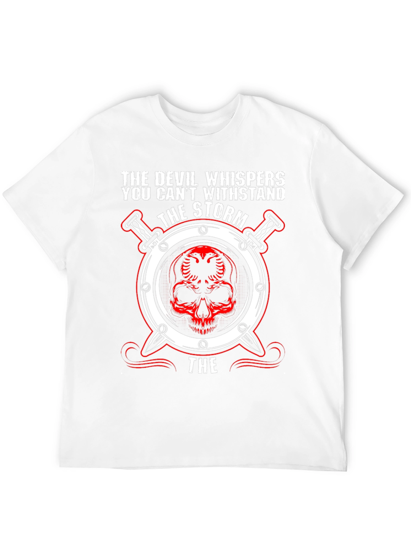 Devil Whispers the Storm Graphic T-Shirt