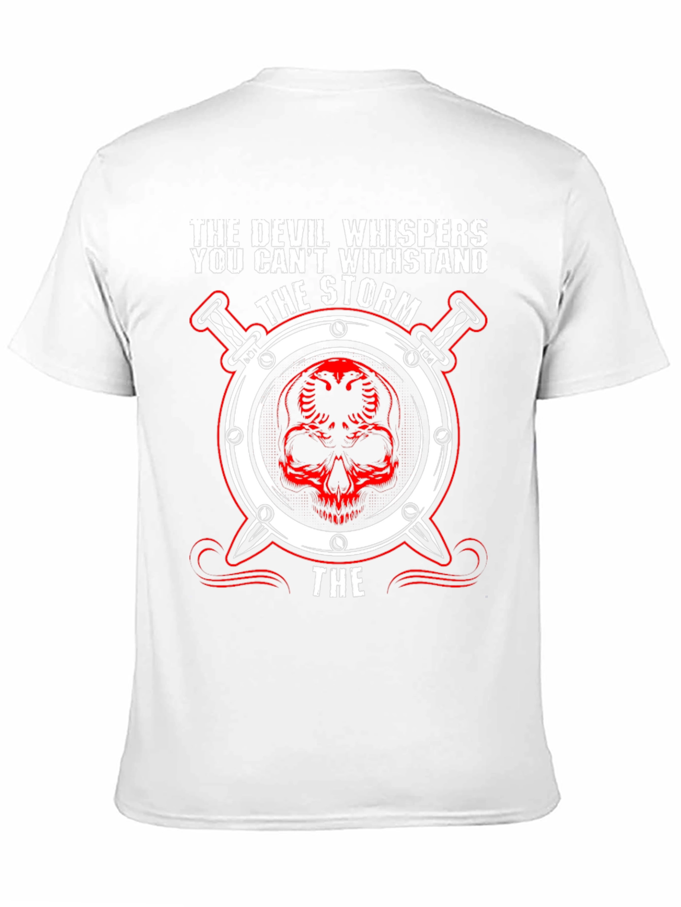 Devil Whispers the Storm Graphic T-Shirt
