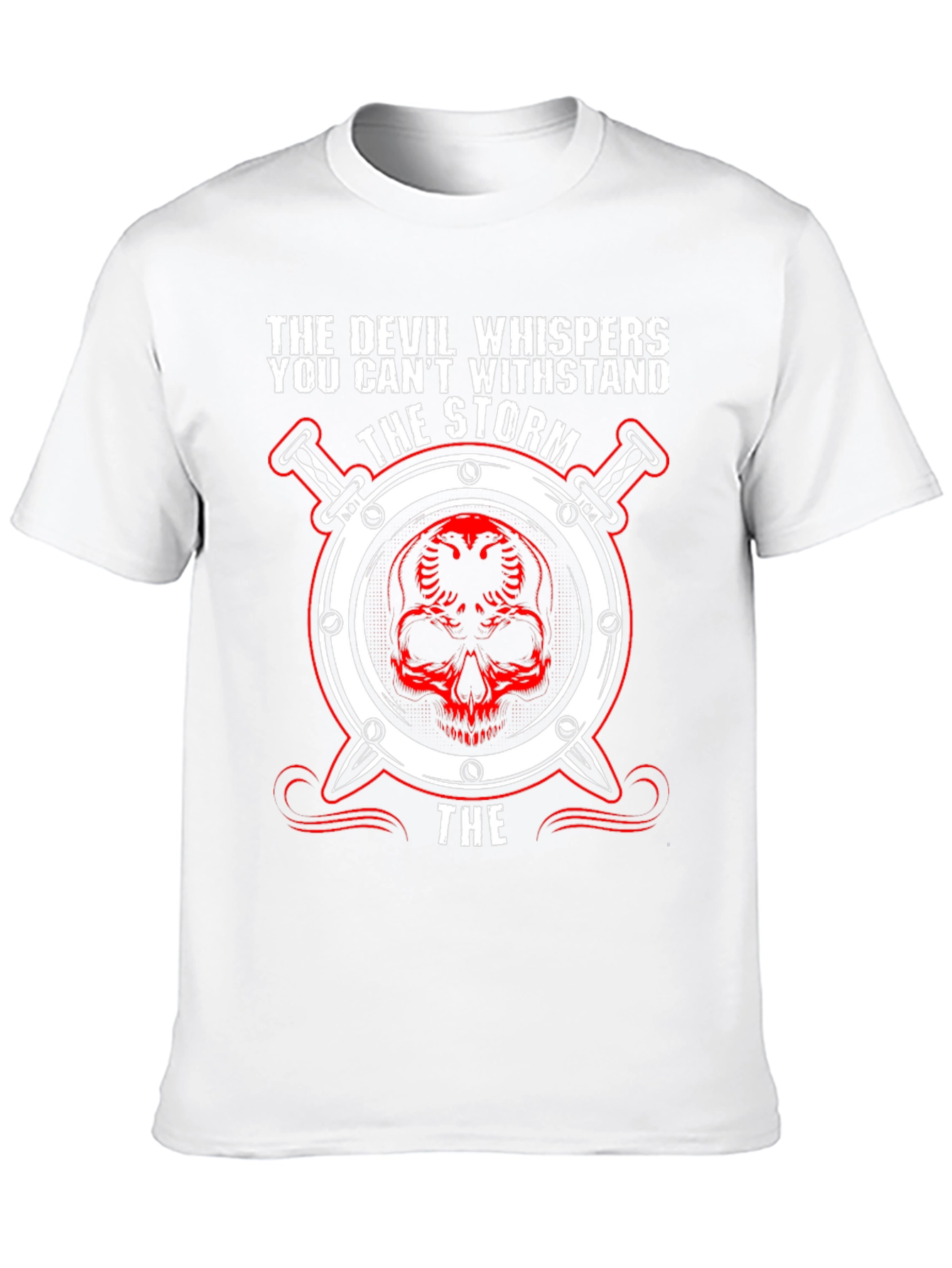 Devil Whispers the Storm Graphic T-Shirt