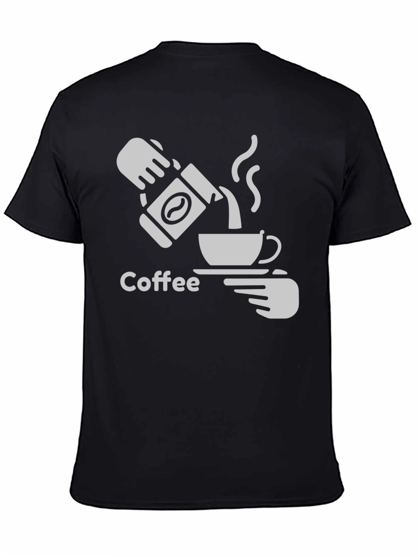 Coffee Graphic Tee - Black Casual T-Shirt
