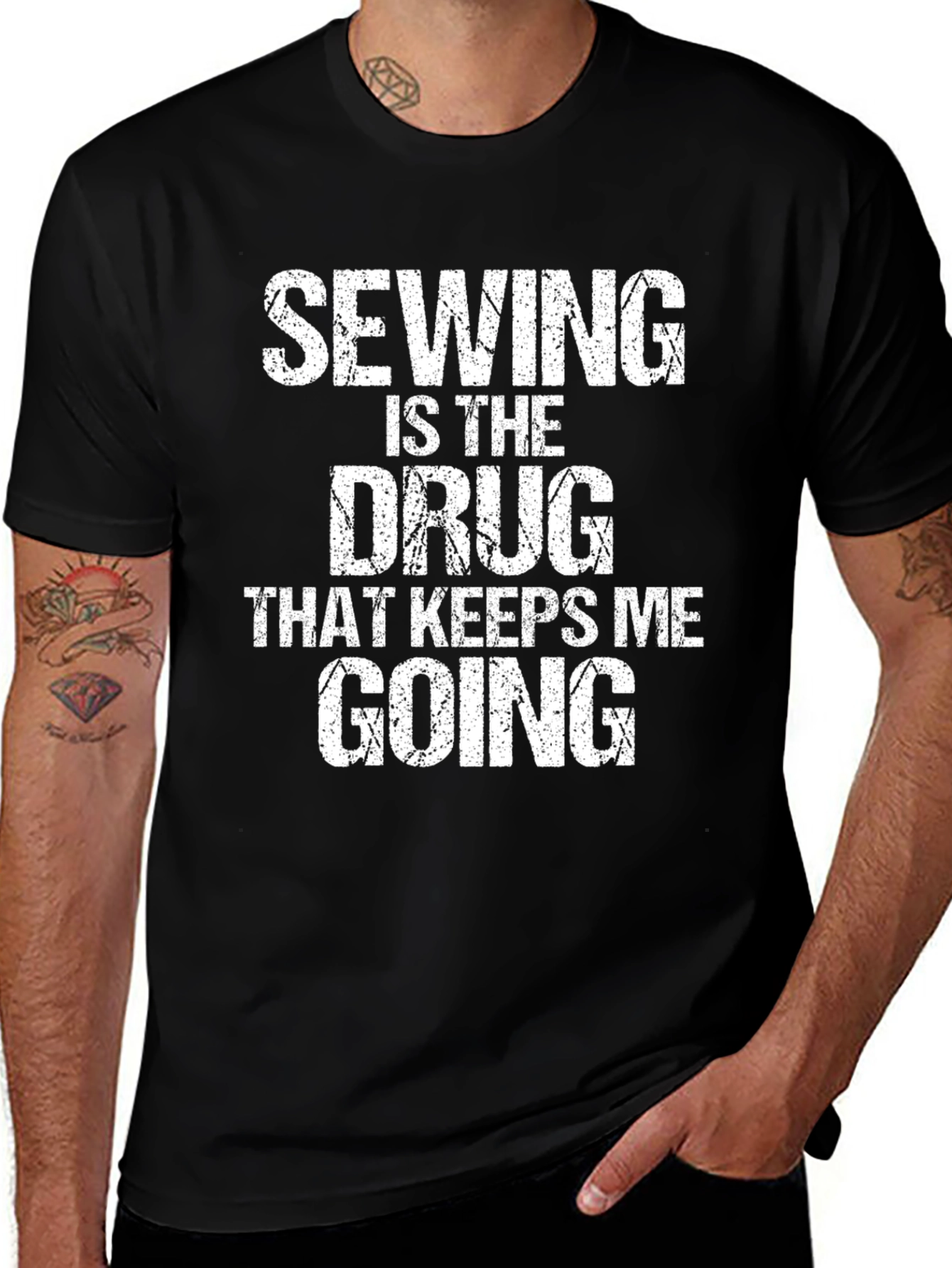 Sewing is the Drug T-Shirt Funny Hobby Craft Gift