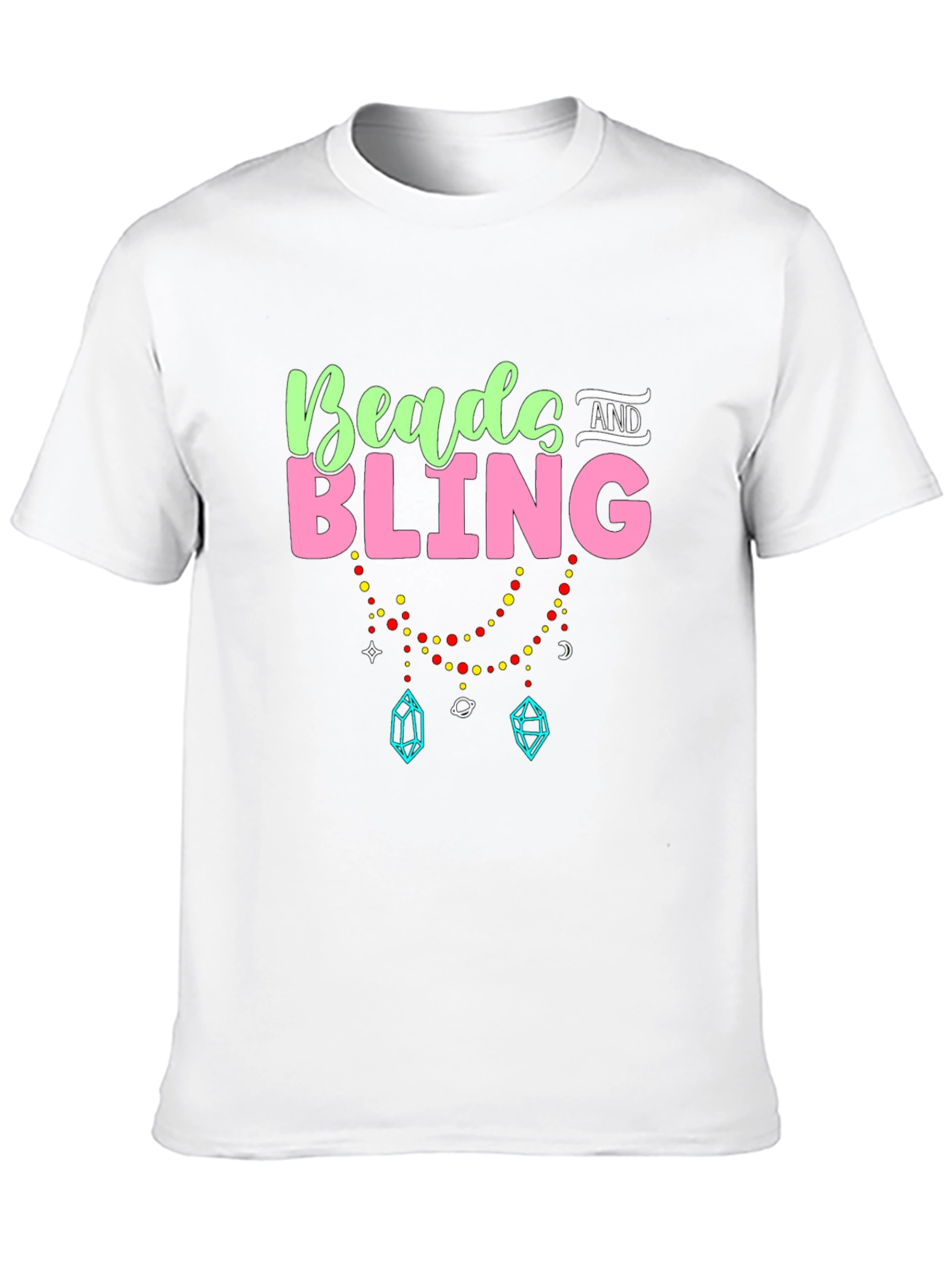 Beads and Bling Black T-Shirt