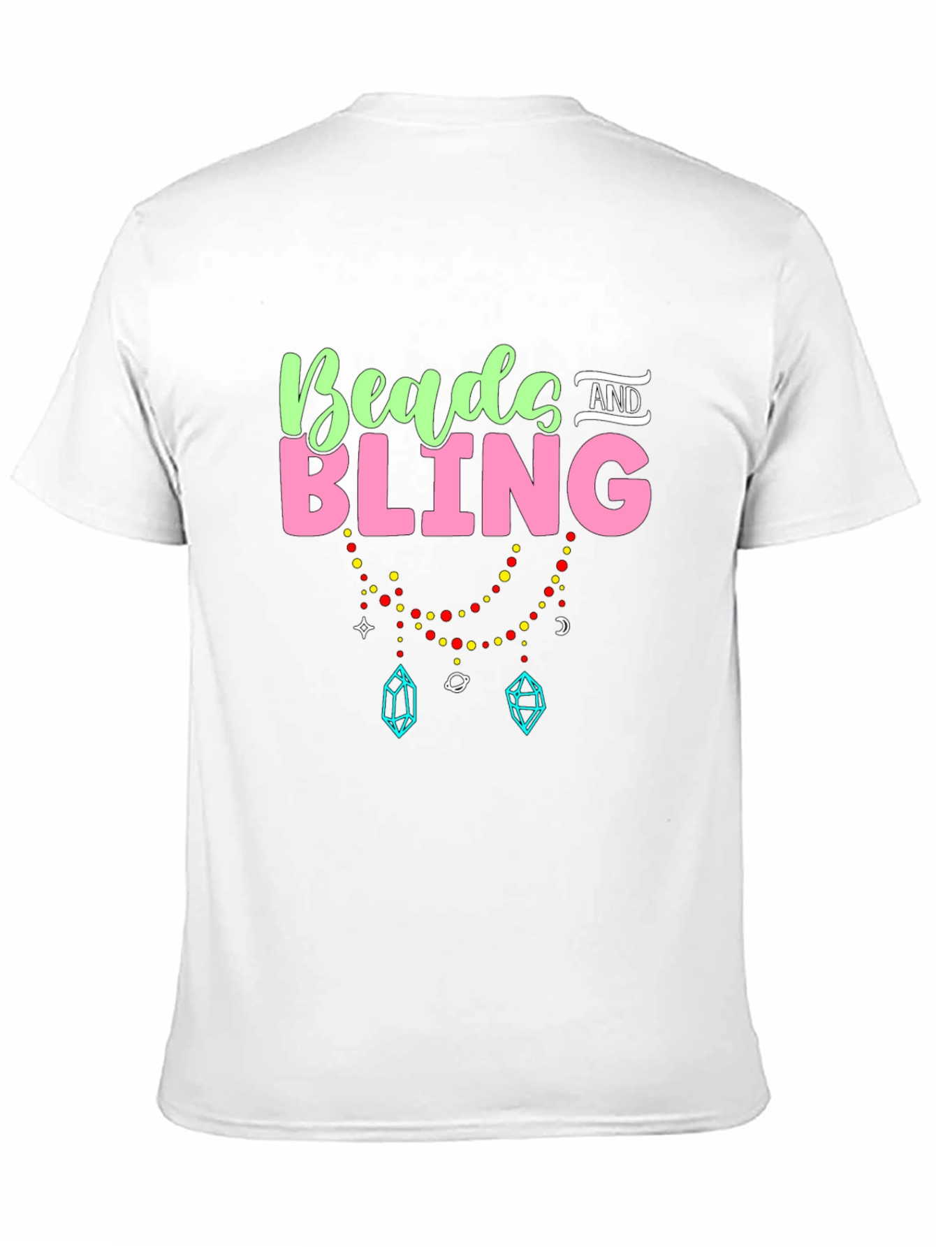 Beads and Bling Black T-Shirt