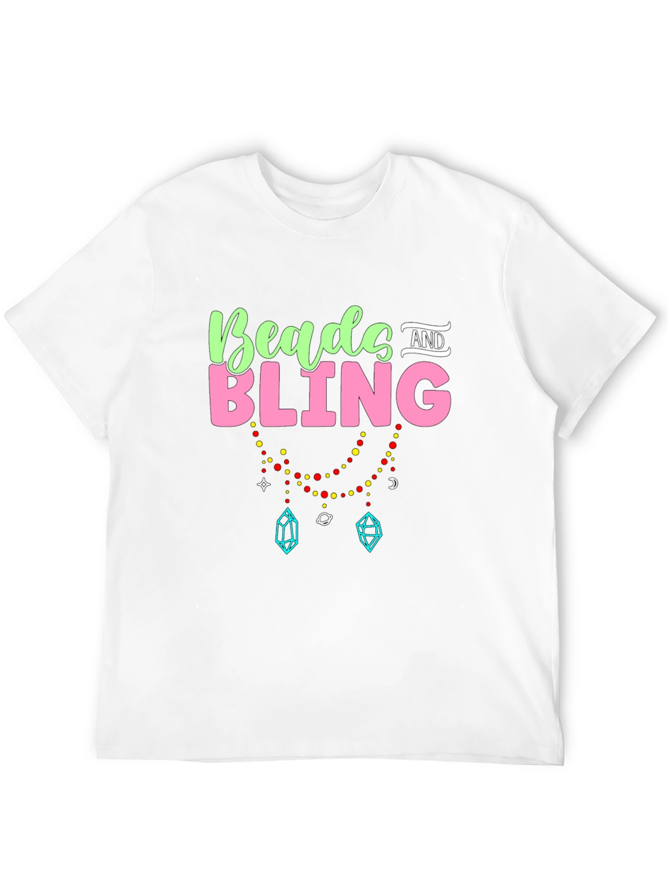 Beads and Bling Black T-Shirt
