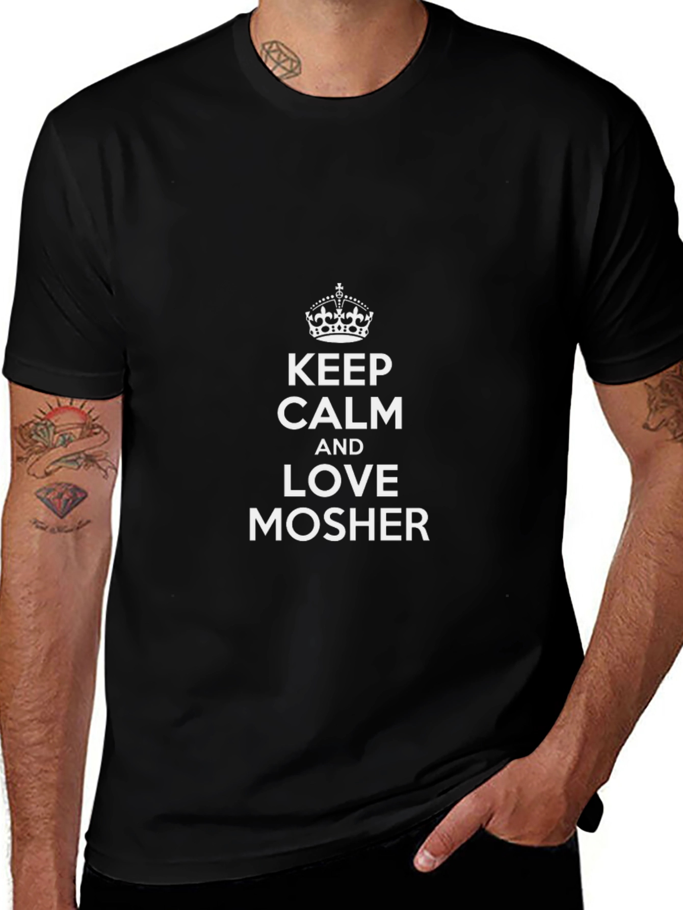 Keep Calm and Love Mosher T-Shirt