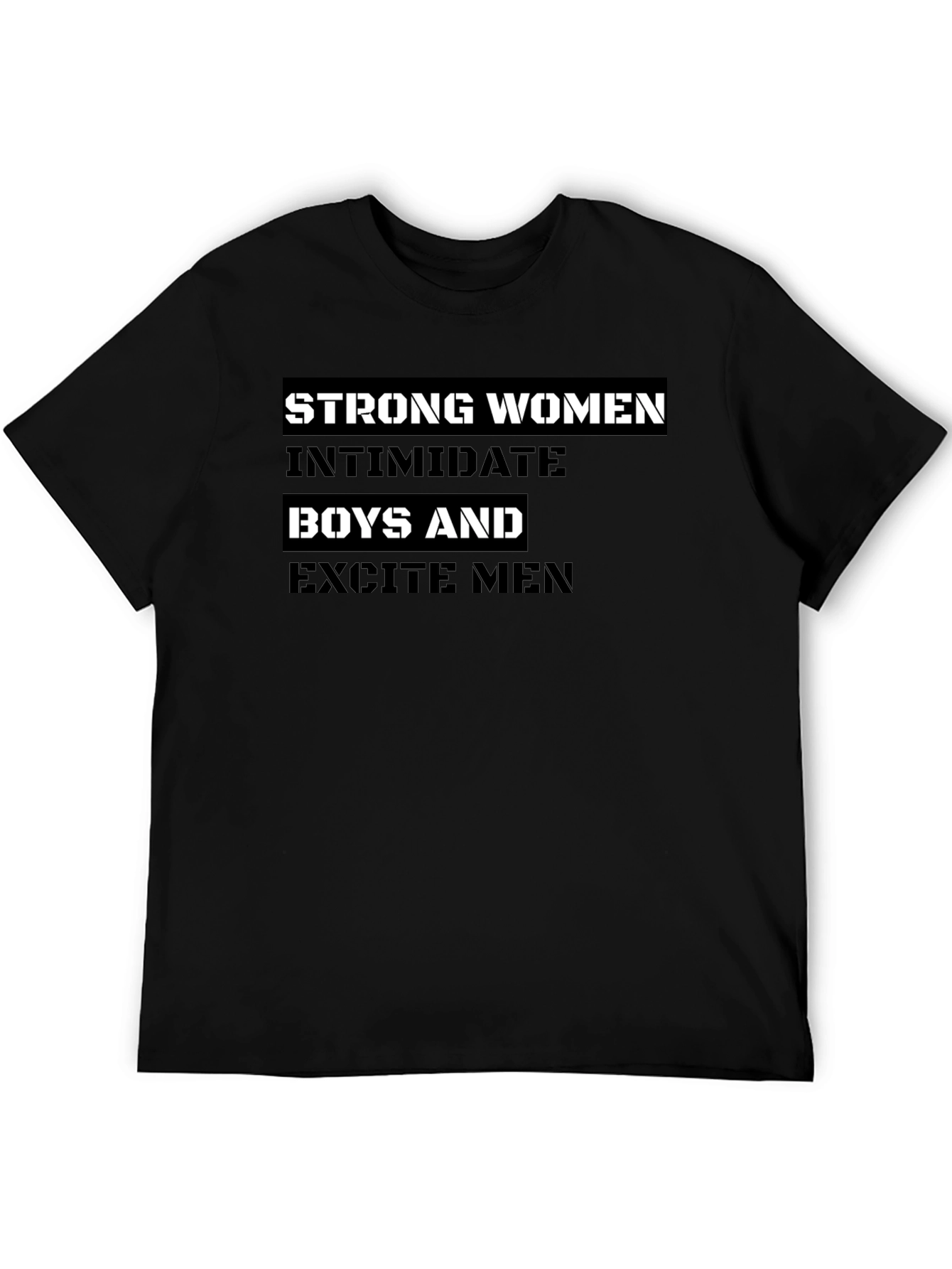 Strong Women Graphic Tee - Black T-Shirt