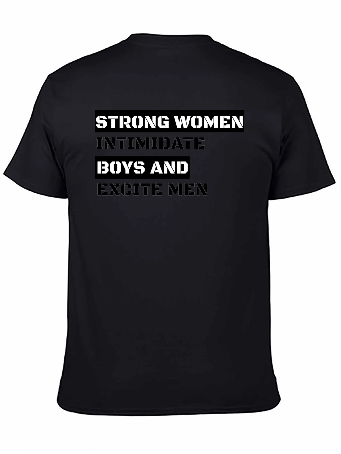 Strong Women Graphic Tee - Black T-Shirt