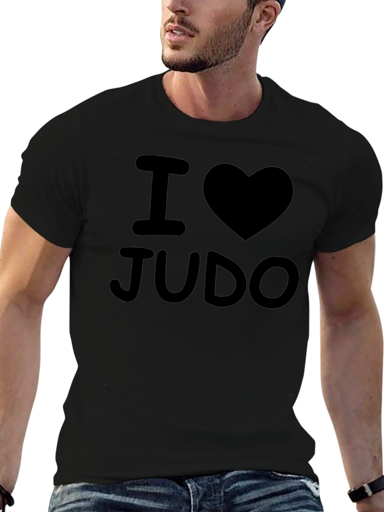 I Heart Judo T-Shirt - Black