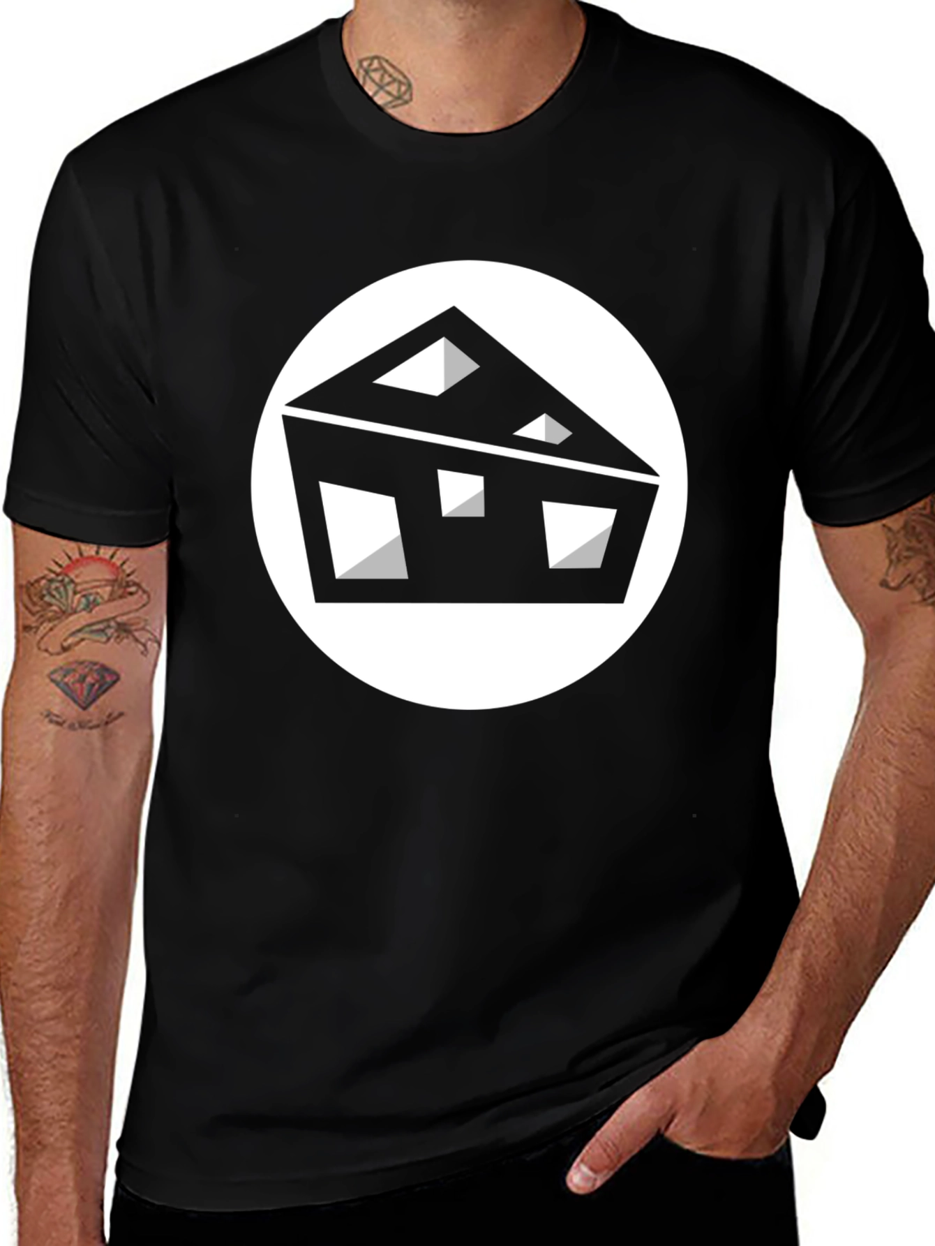 Abstract Cheese T-Shirt - Modern Graphic Tee