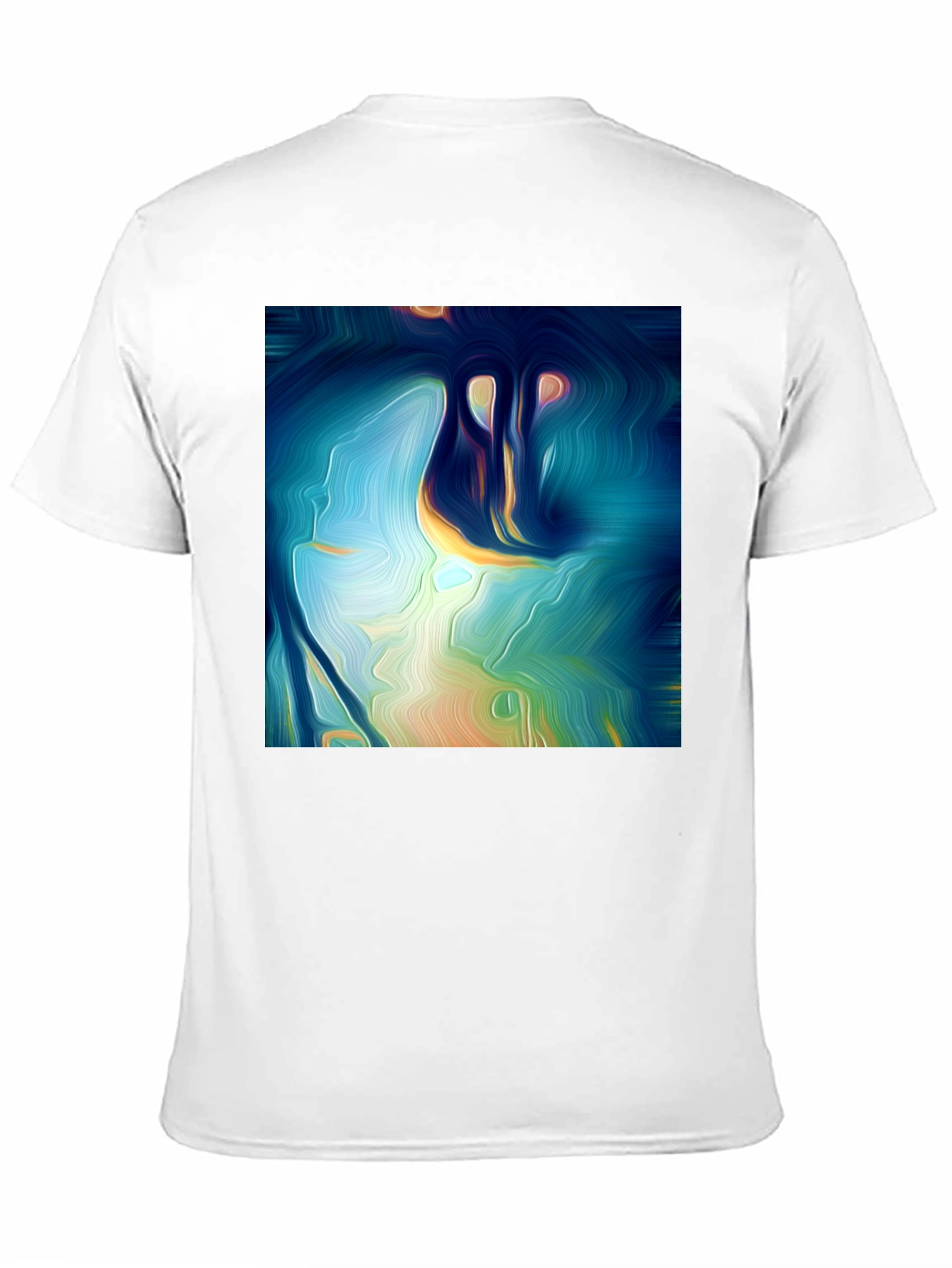 Abstract Art Tee: Vivid Design Soft Cotton Classic Fit