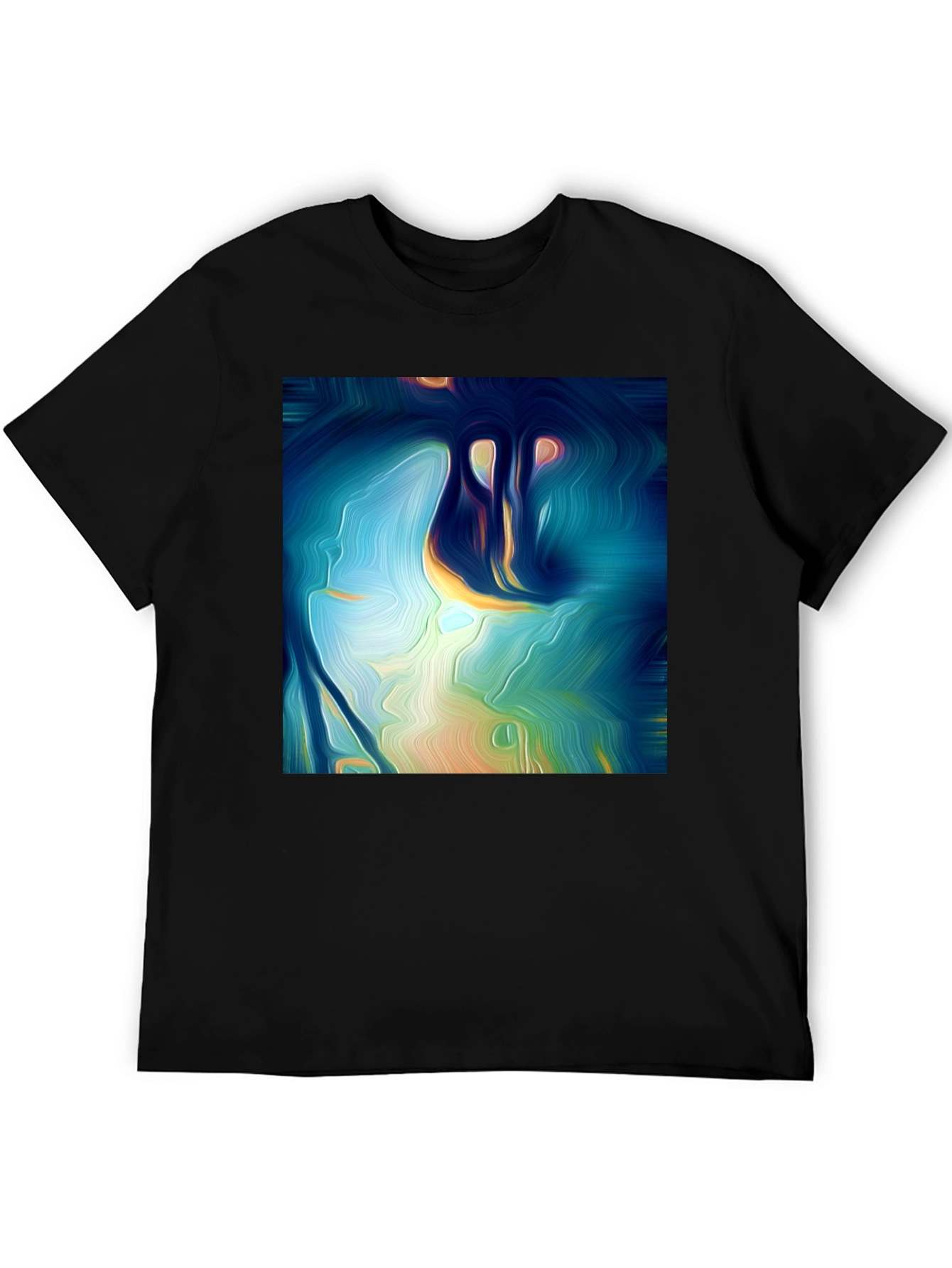 Abstract Art Tee: Vivid Design Soft Cotton Classic Fit