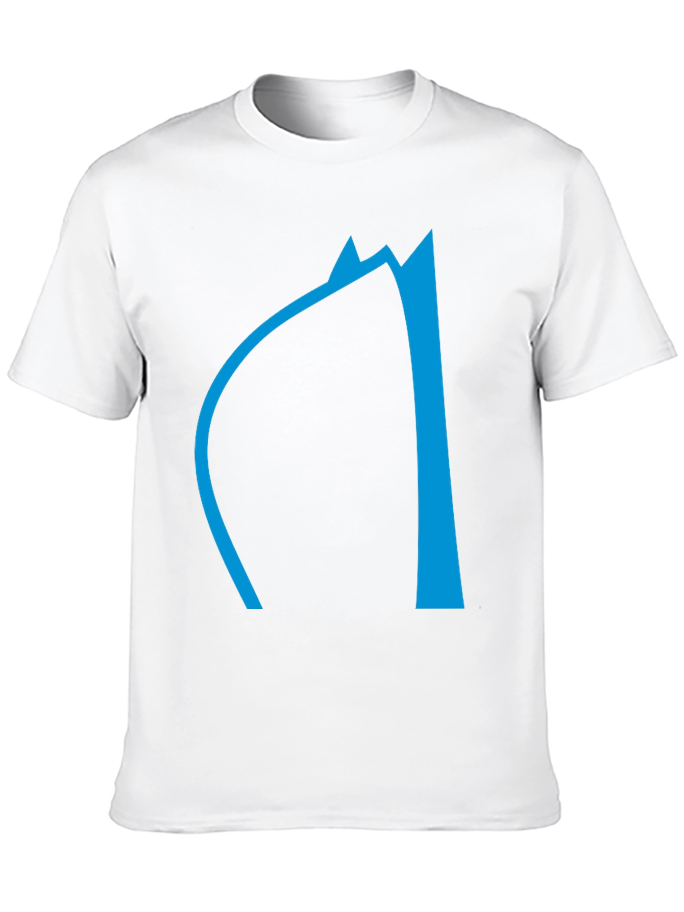 Modern Graphic Tee - Mountain Design