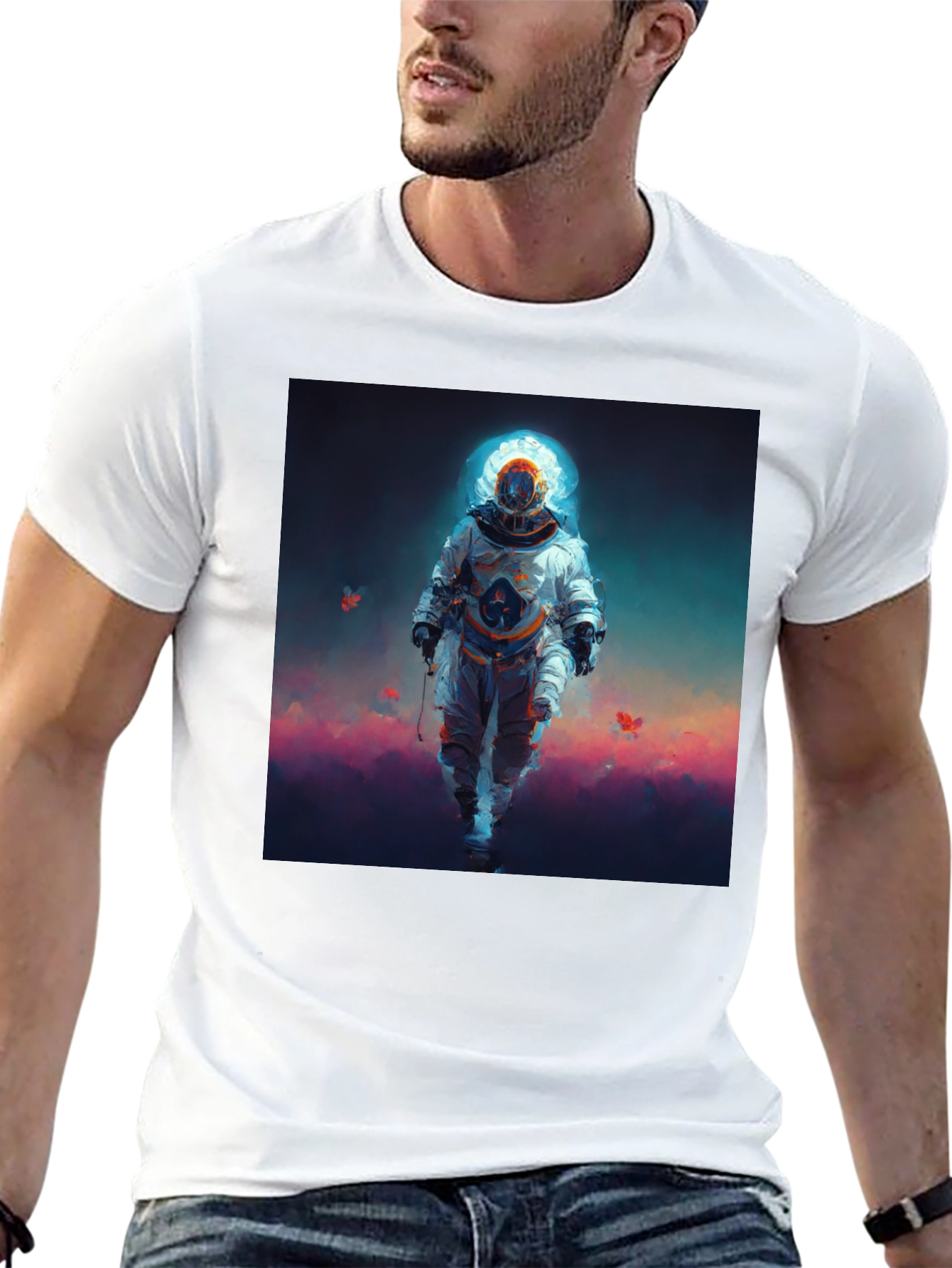 Astronaut Graphic T-Shirt - Space Dreams