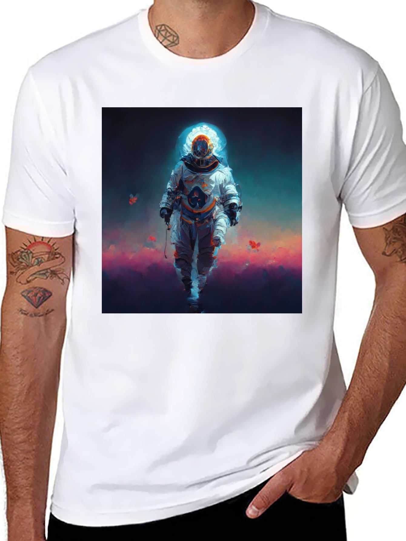 Astronaut Graphic T-Shirt - Space Dreams