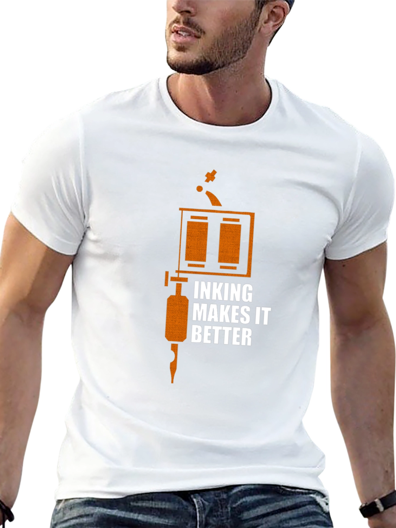 Inking Makes It Better Black Graphic Tee